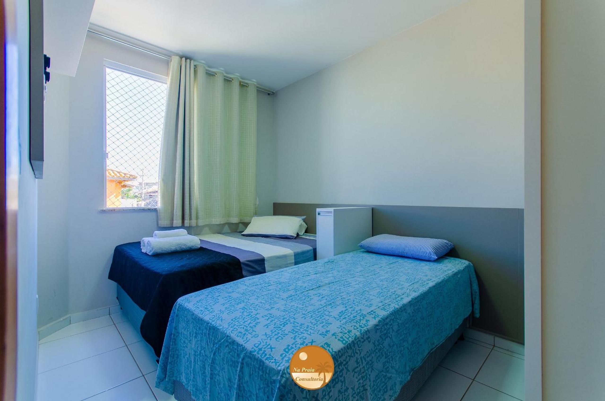 Residencial Ilha de Santorini, 100 m da Praia, Pico de Surfe, Piscina, Parque infantil, 2 Vagas de Garagem