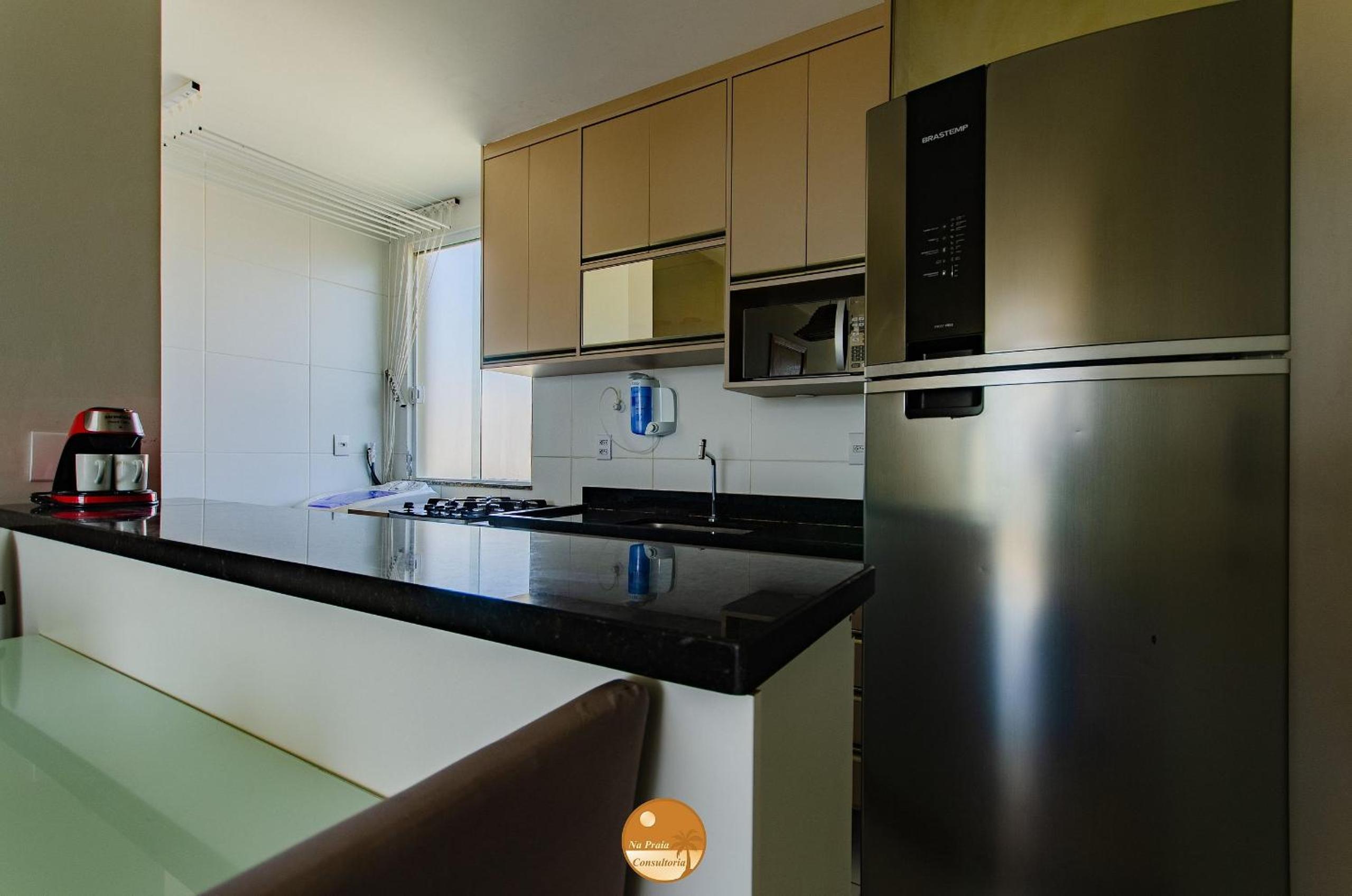 Residencial Ilha de Santorini, 100 m da Praia, Pico de Surfe, Piscina, Parque infantil, 2 Vagas de Garagem