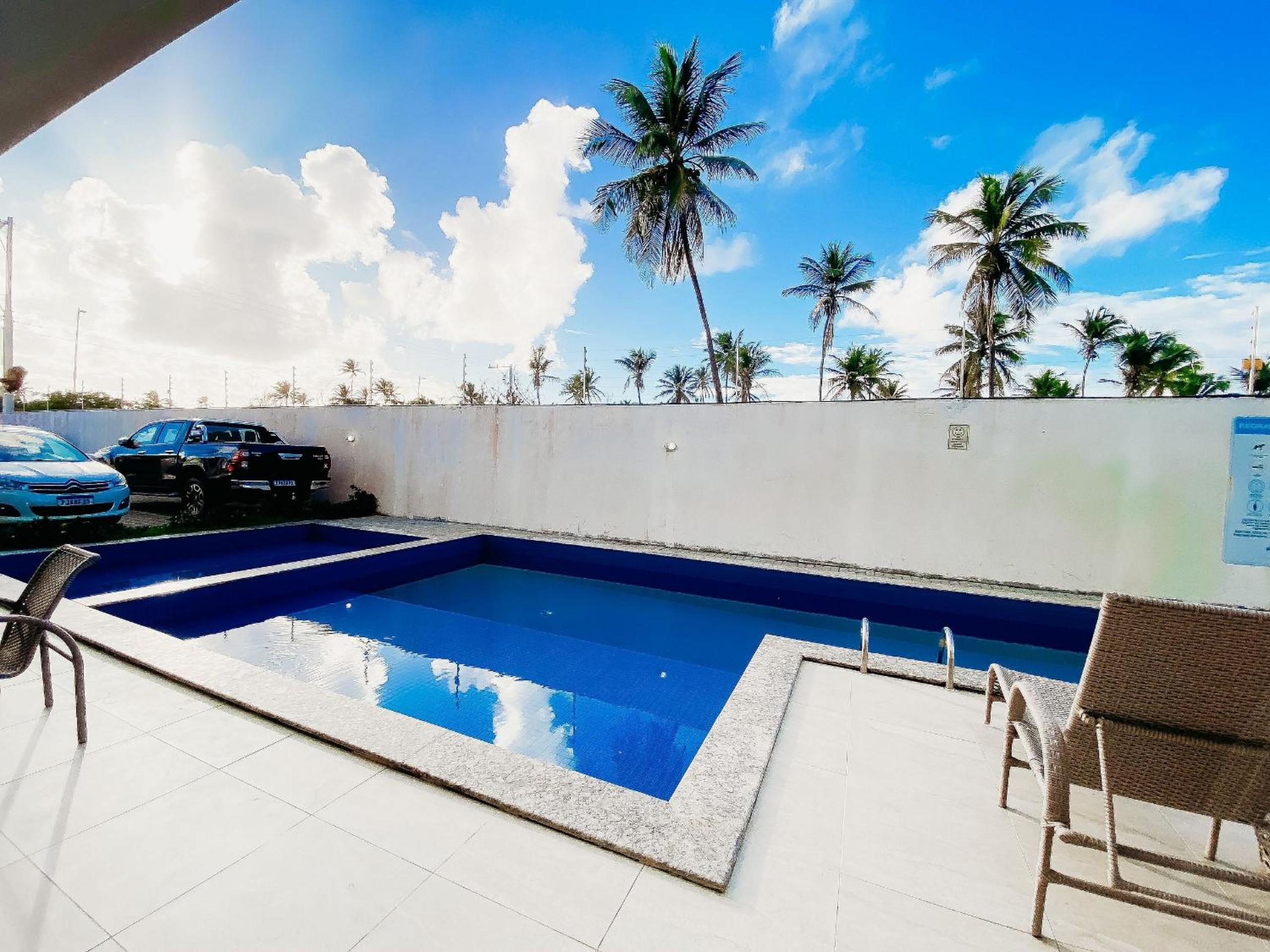 Residencial Ilha de Santorini, 100 m da Praia, Pico de Surfe, Piscina, Parque infantil, 2 Vagas de Garagem
