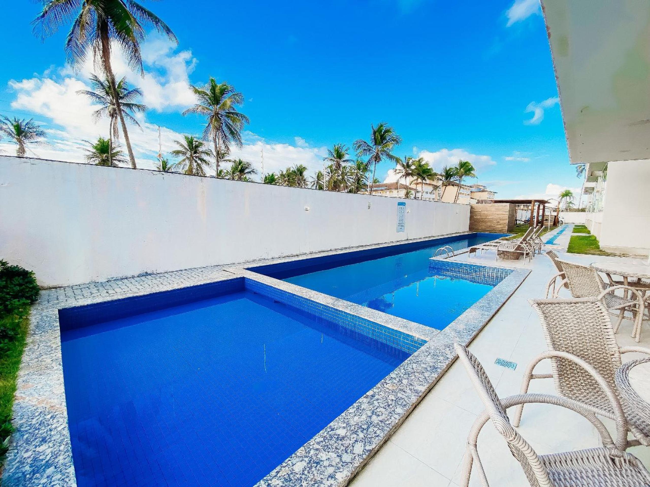 Residencial Ilha de Santorini, 100 m da Praia, Pico de Surfe, Piscina, Parque infantil, 2 Vagas de Garagem