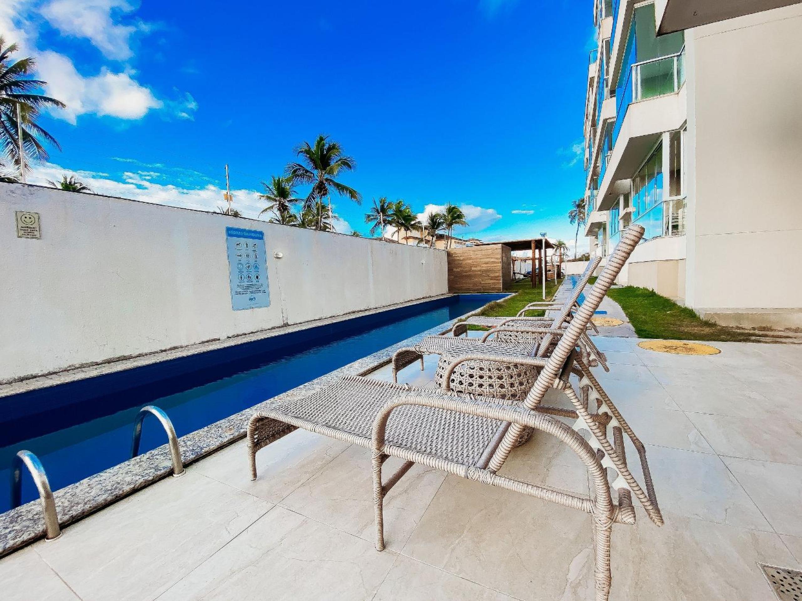 Residencial Ilha de Santorini, 100 m da Praia, Pico de Surfe, Piscina, Parque infantil, 2 Vagas de Garagem
