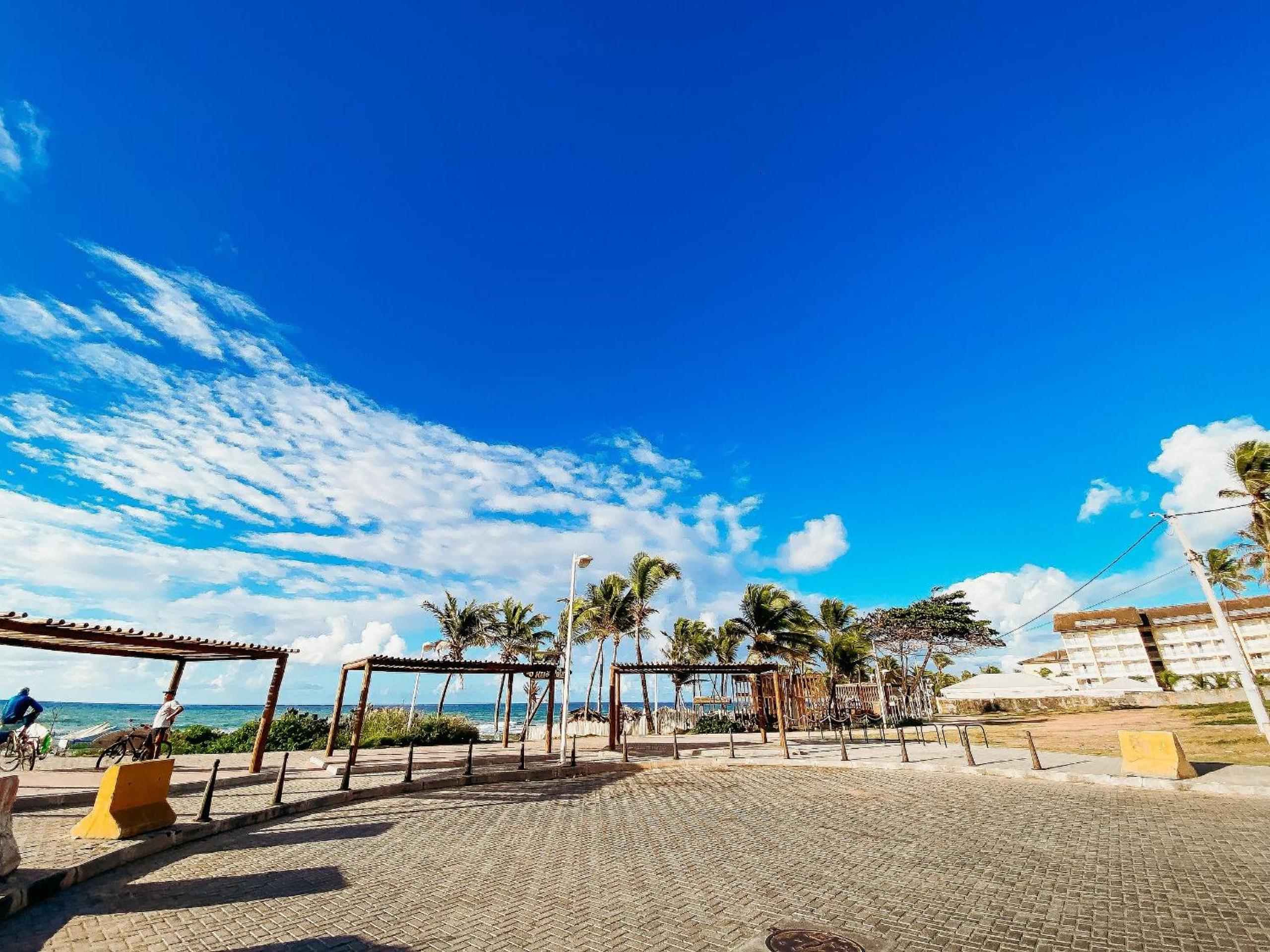Residencial Ilha de Santorini, 100 m da Praia, Pico de Surfe, Piscina, Parque infantil, 2 Vagas de Garagem