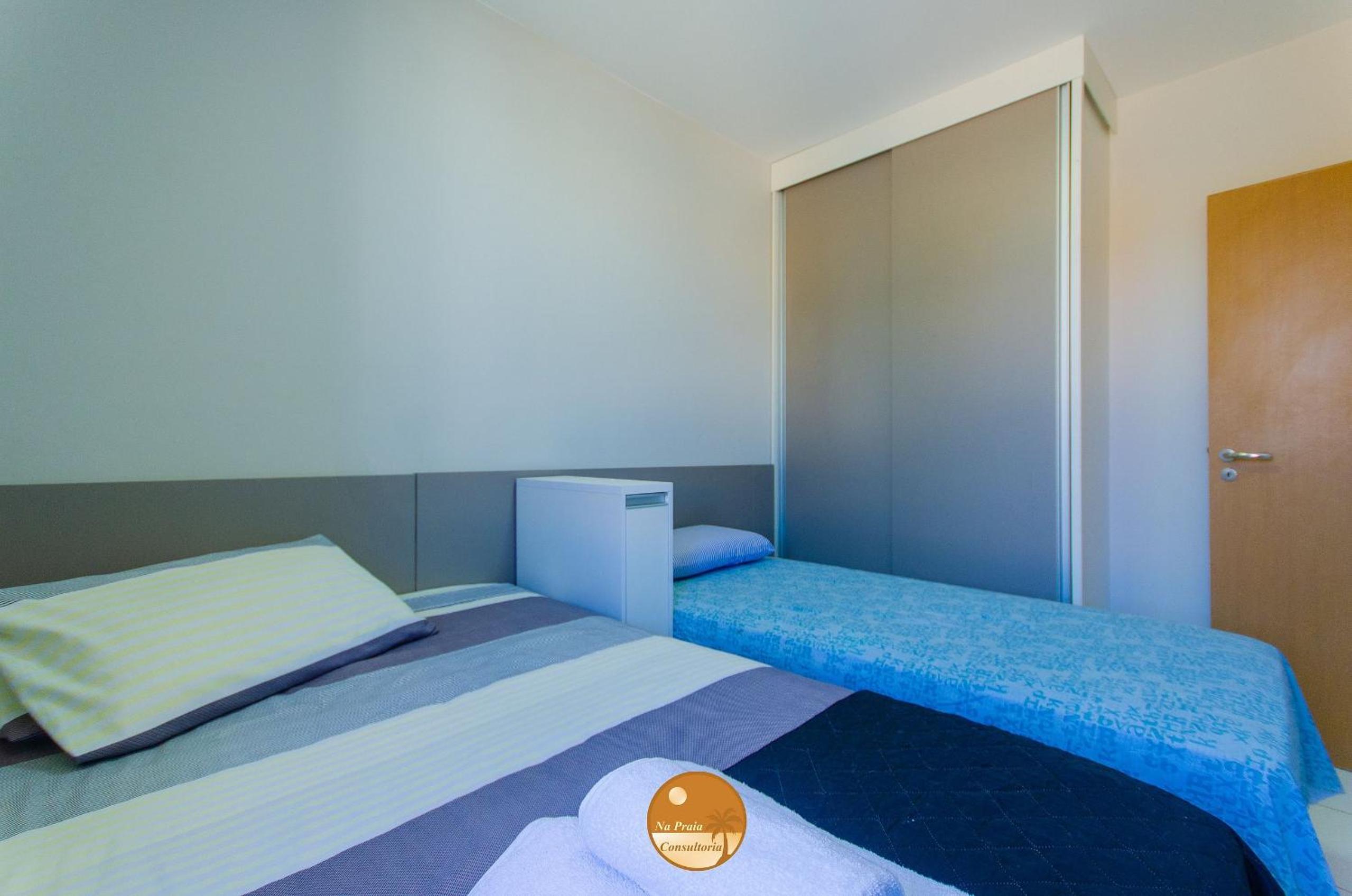 Residencial Ilha de Santorini, 100 m da Praia, Pico de Surfe, Piscina, Parque infantil, 2 Vagas de Garagem