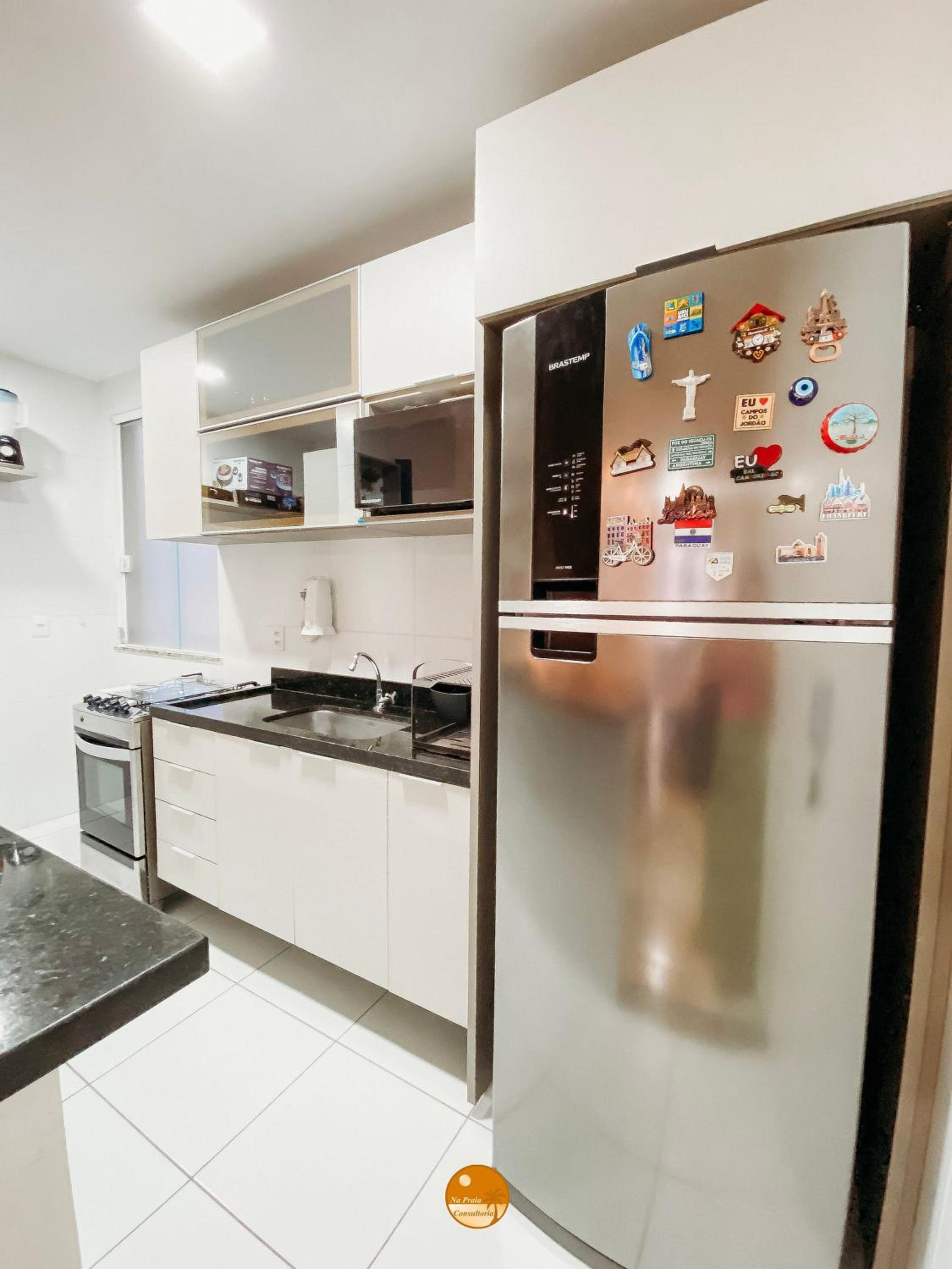 Residencial Ilha de Santorini, 100 m da Praia, Pico de Surfe, Piscina, Parque infantil, 2 Vagas de Garagem