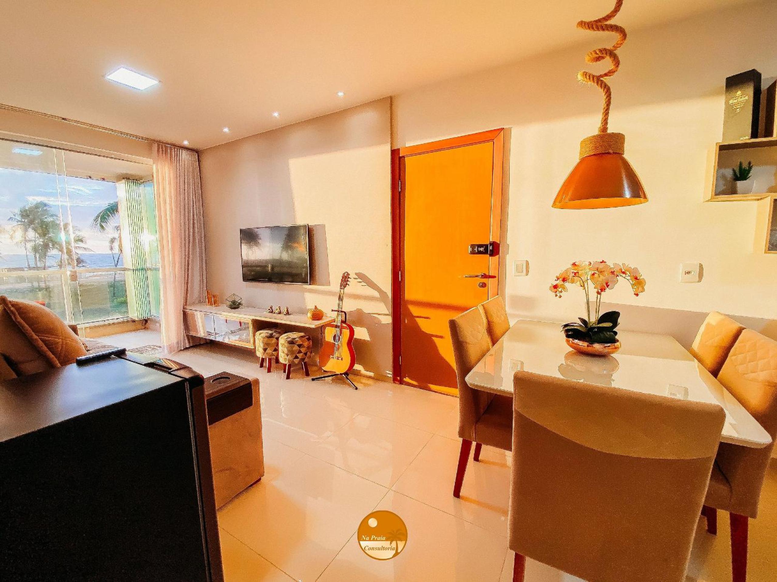 Residencial Ilha de Santorini, 100 m da Praia, Pico de Surfe, Piscina, Parque infantil, 2 Vagas de Garagem
