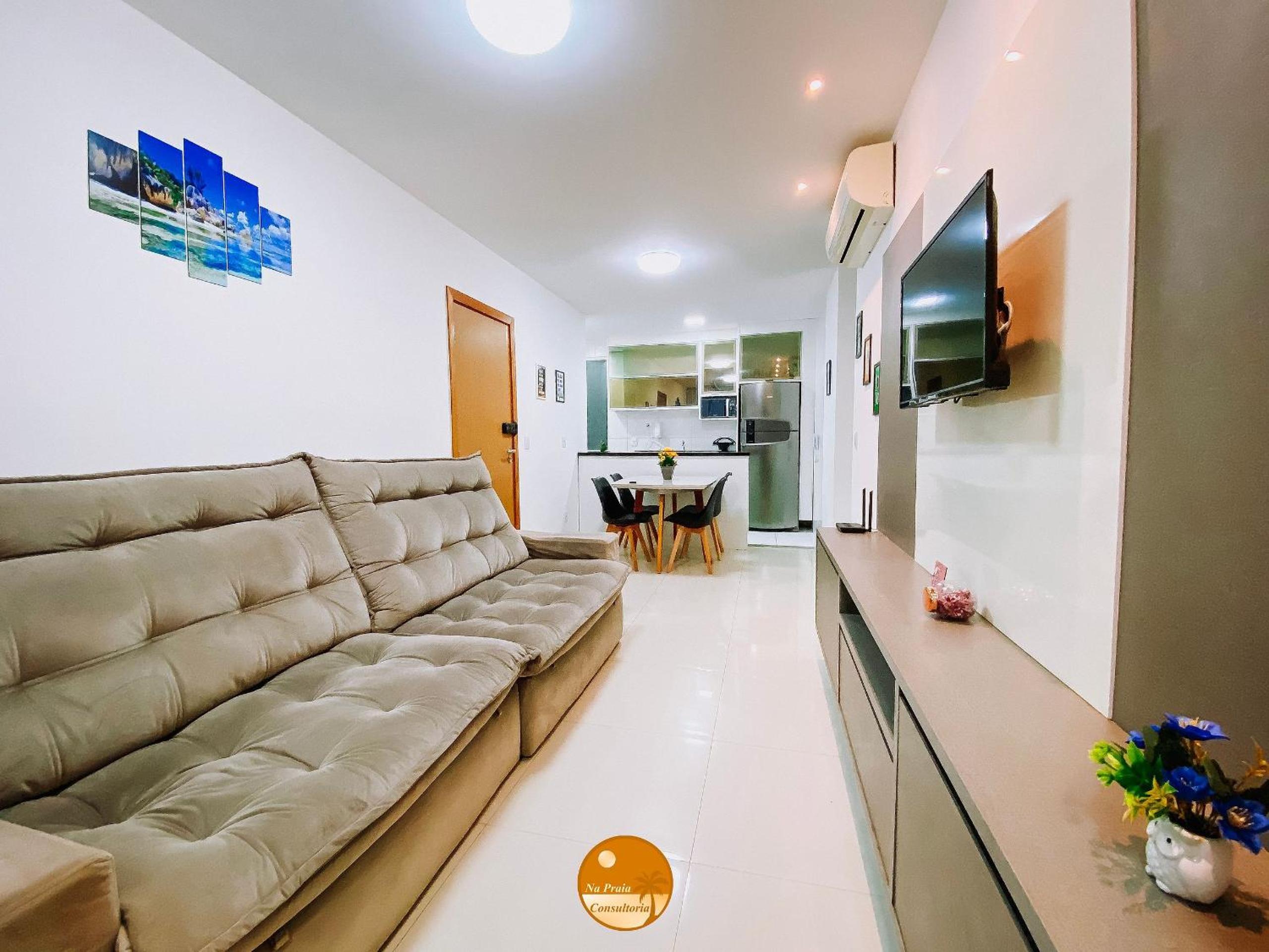 Residencial Ilha de Santorini, 100 m da Praia, Pico de Surfe, Piscina, Parque infantil, 2 Vagas de Garagem