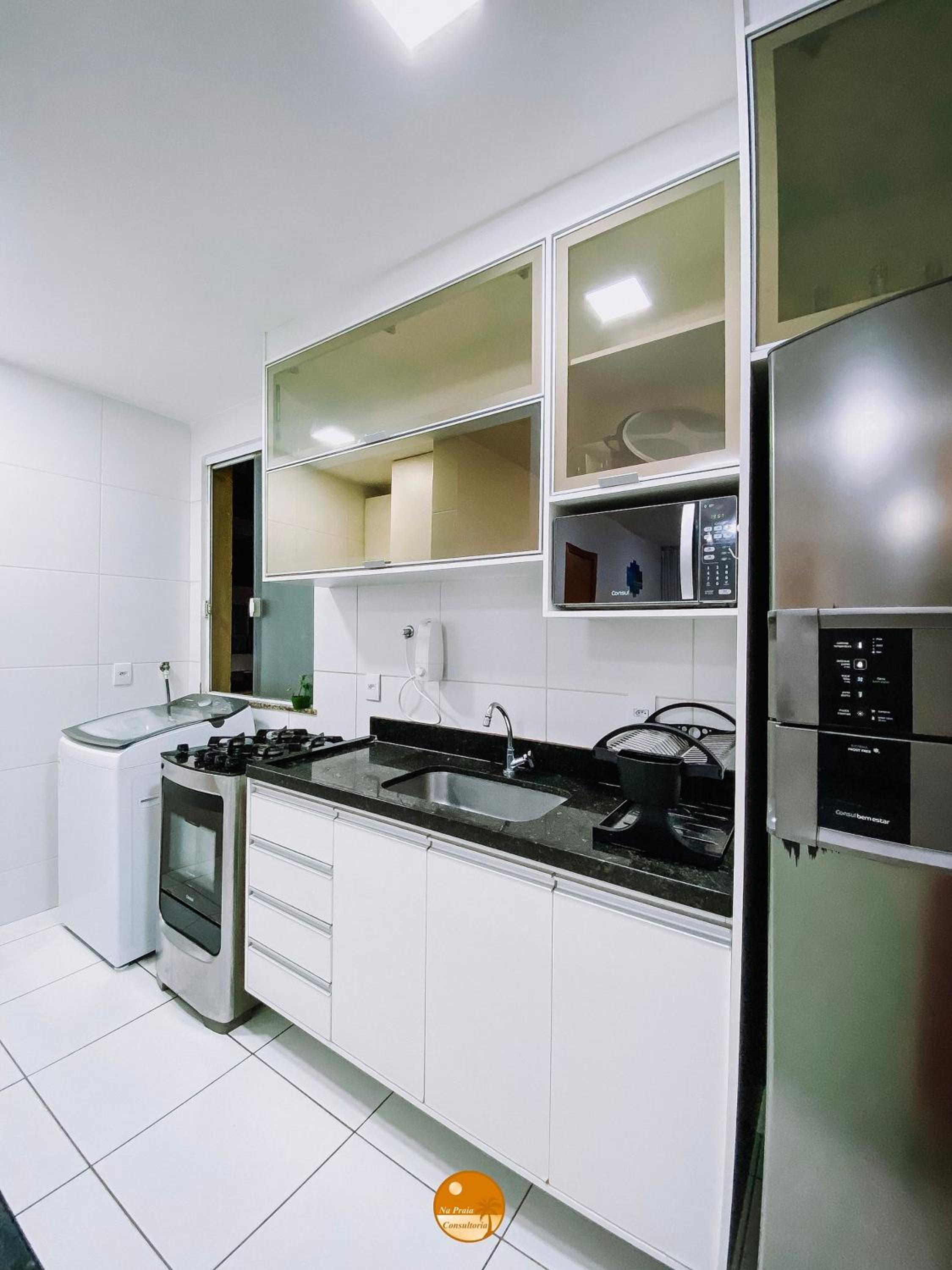 Residencial Ilha de Santorini, 100 m da Praia, Pico de Surfe, Piscina, Parque infantil, 2 Vagas de Garagem