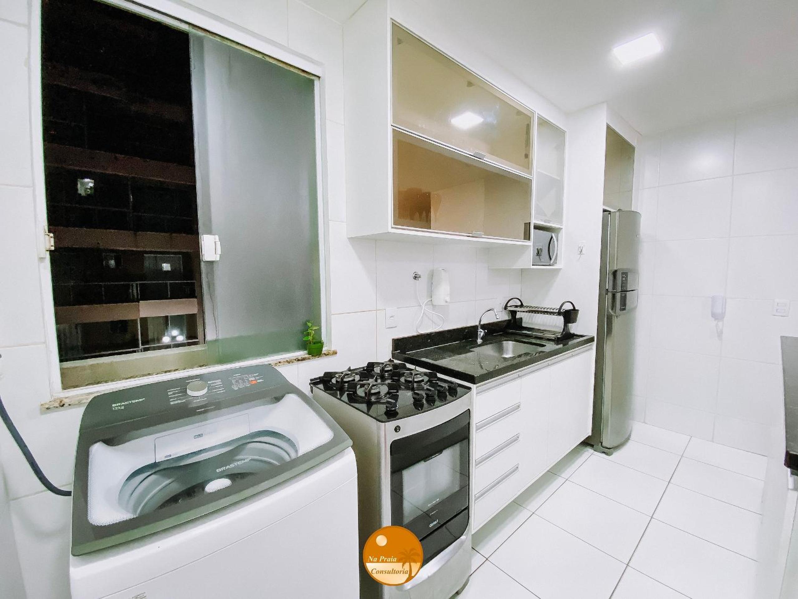 Residencial Ilha de Santorini, 100 m da Praia, Pico de Surfe, Piscina, Parque infantil, 2 Vagas de Garagem
