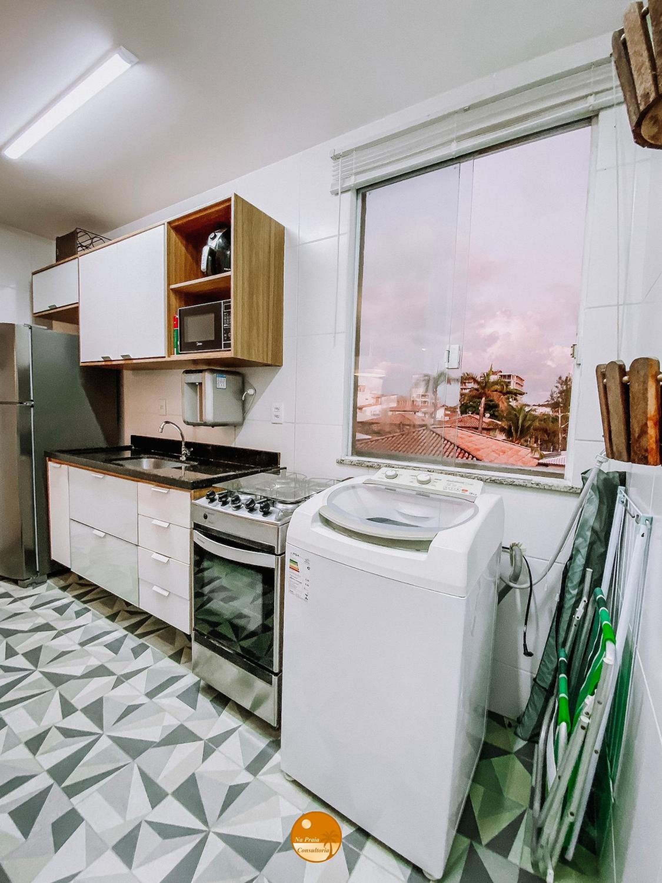 Residencial Ilha de Santorini, 100 m da Praia, Pico de Surfe, Piscina, Parque infantil, 2 Vagas de Garagem