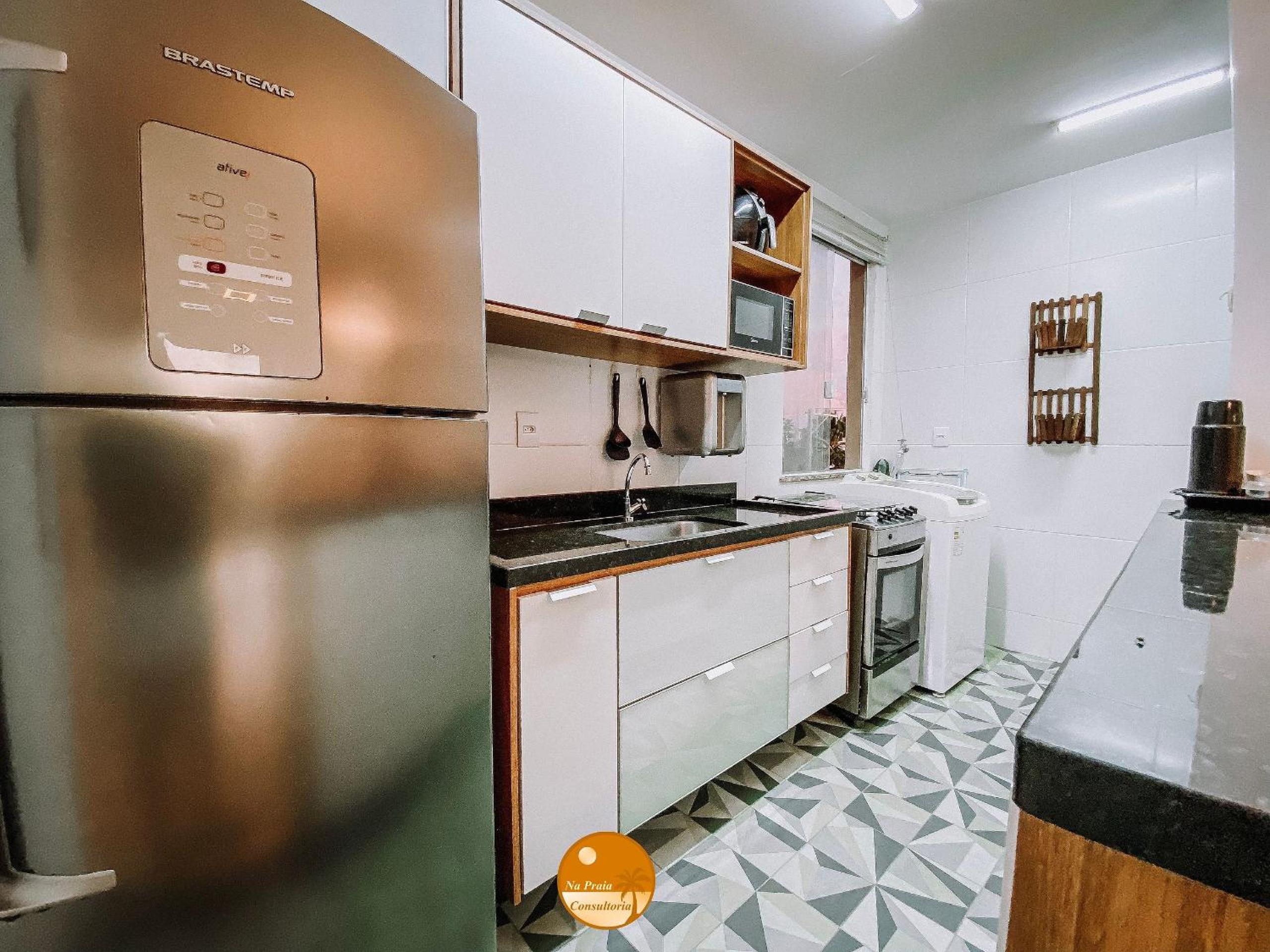 Residencial Ilha de Santorini, 100 m da Praia, Pico de Surfe, Piscina, Parque infantil, 2 Vagas de Garagem