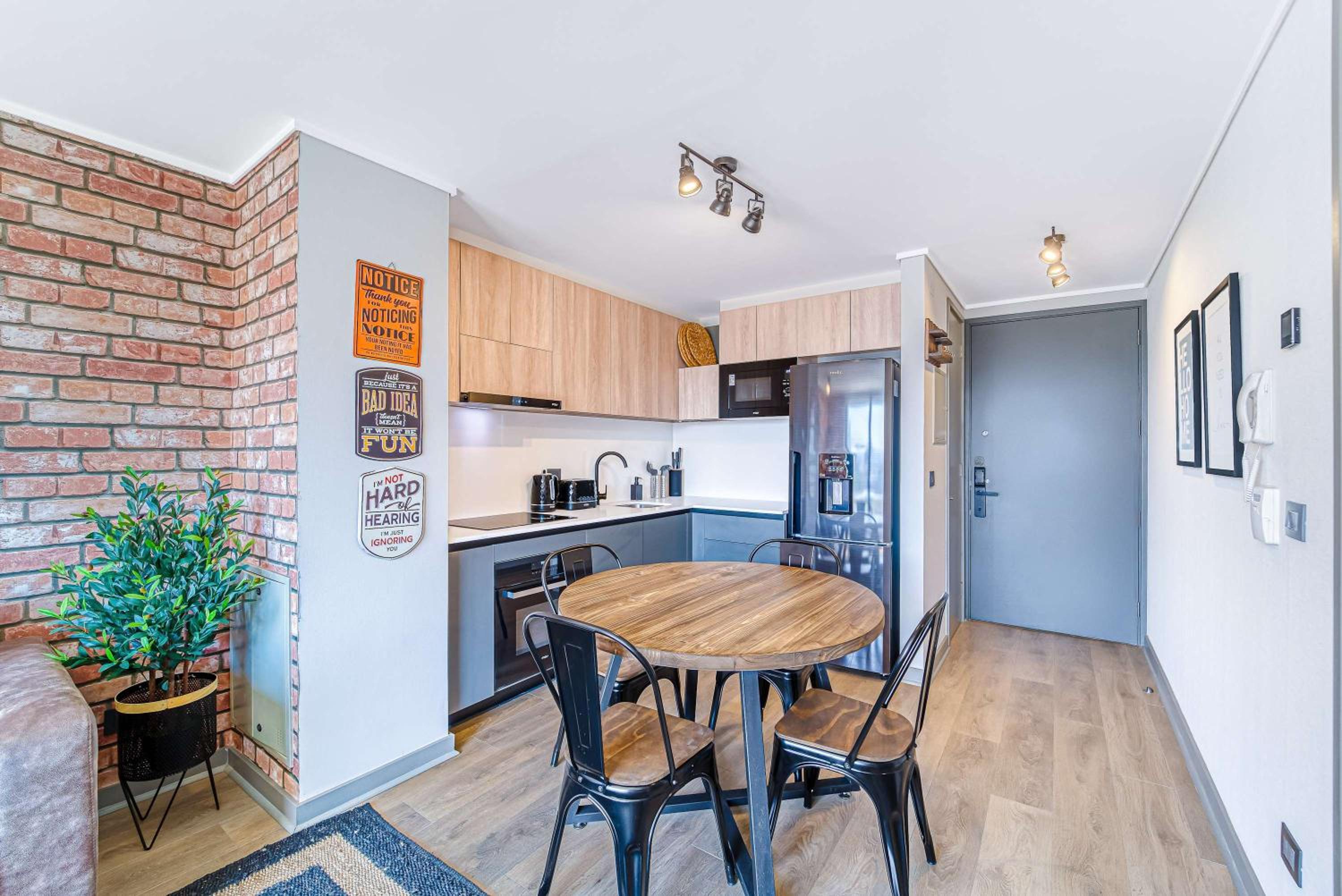 Espacio Nunoa 1BR balcony and free parking