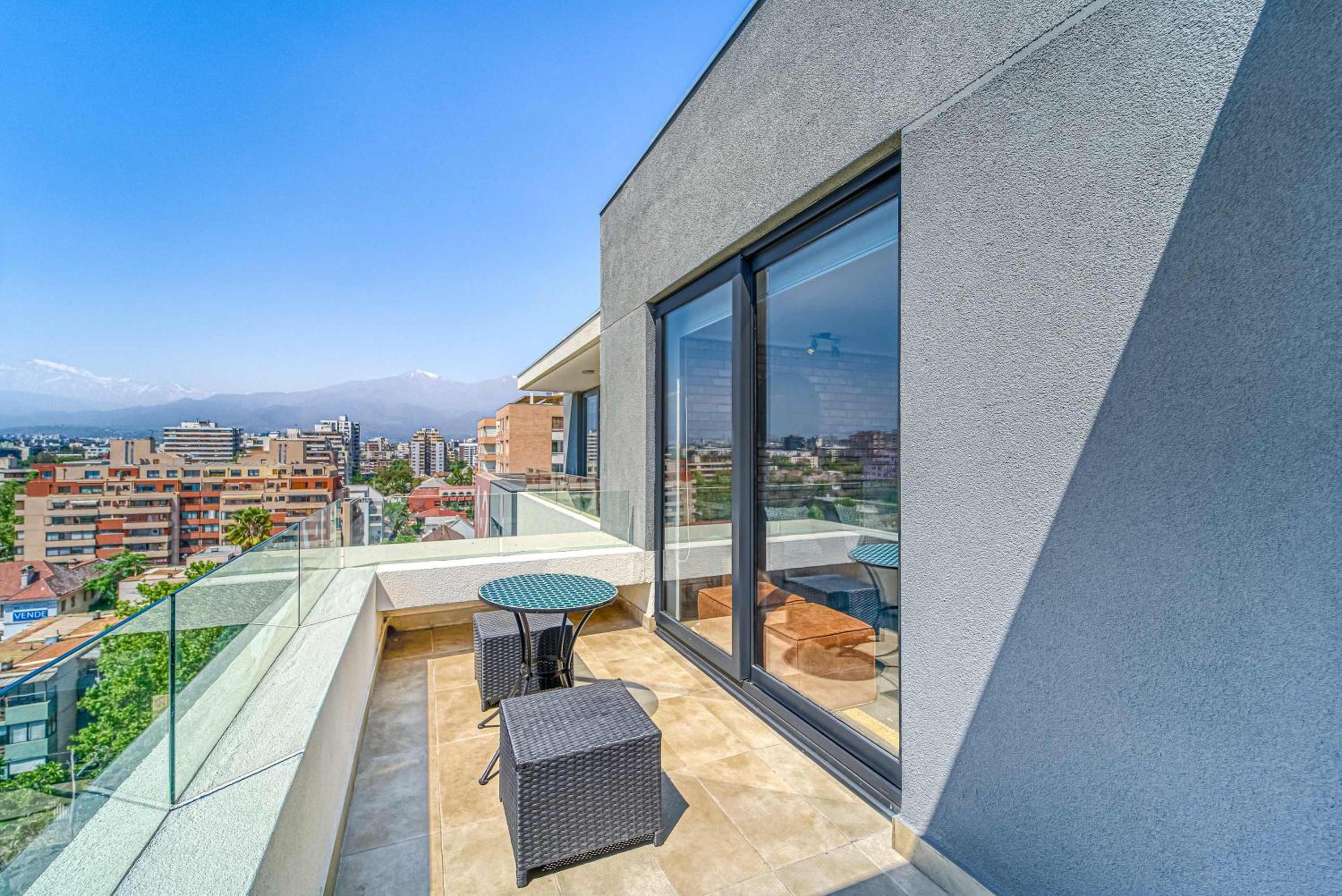 Espacio Nunoa 1BR balcony and free parking