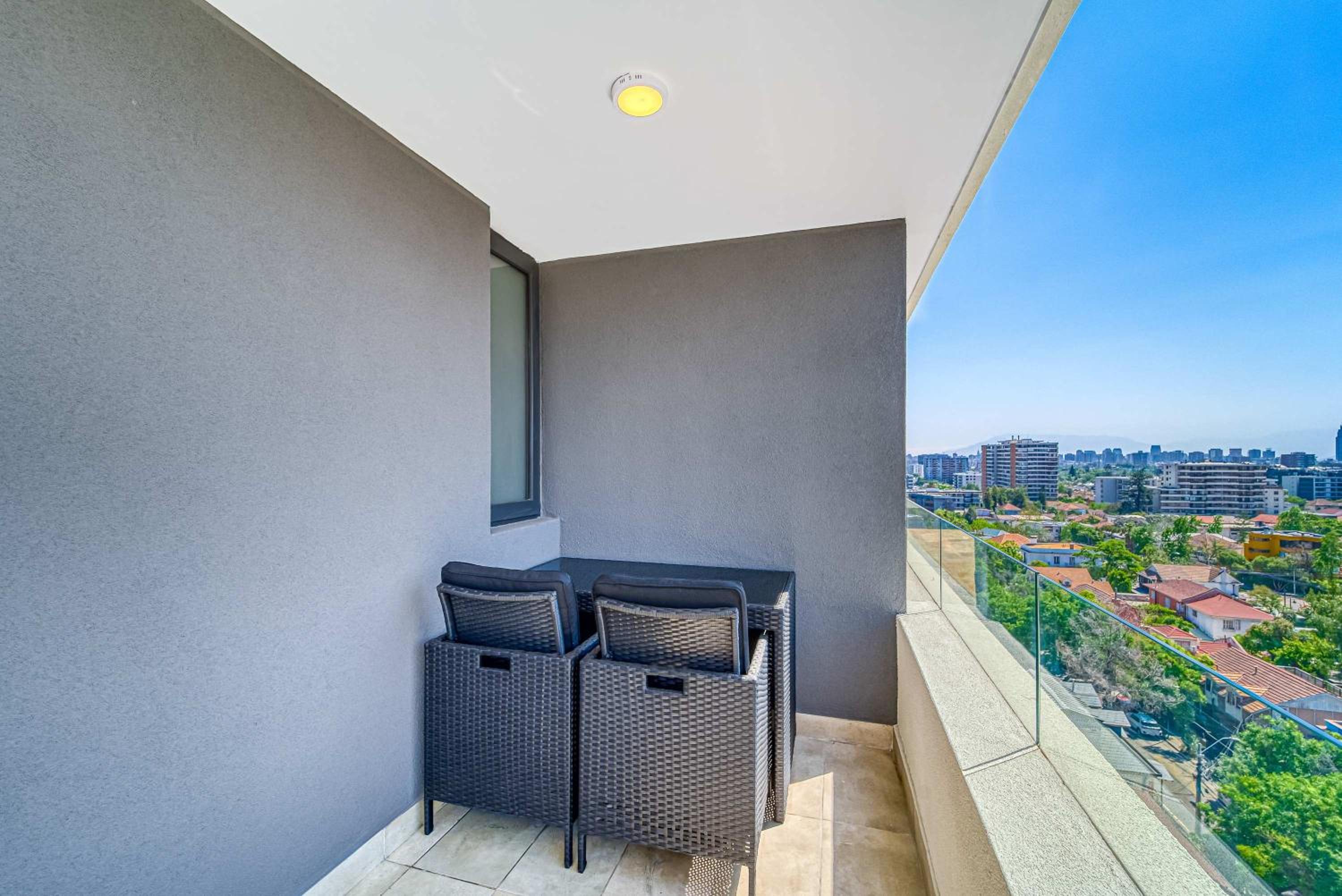 Espacio Nunoa 1BR balcony and free parking