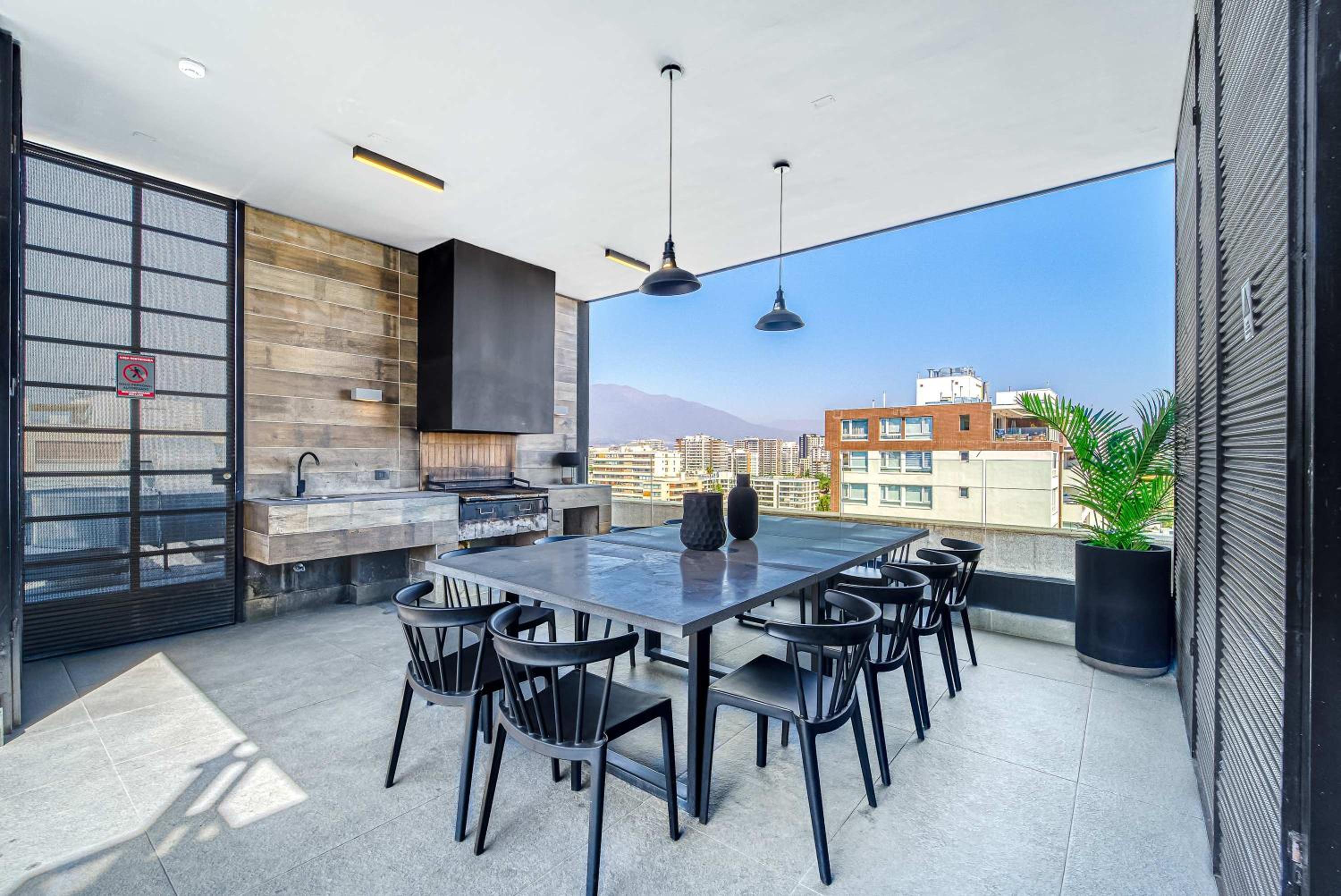 Espacio Nunoa 1BR balcony and free parking