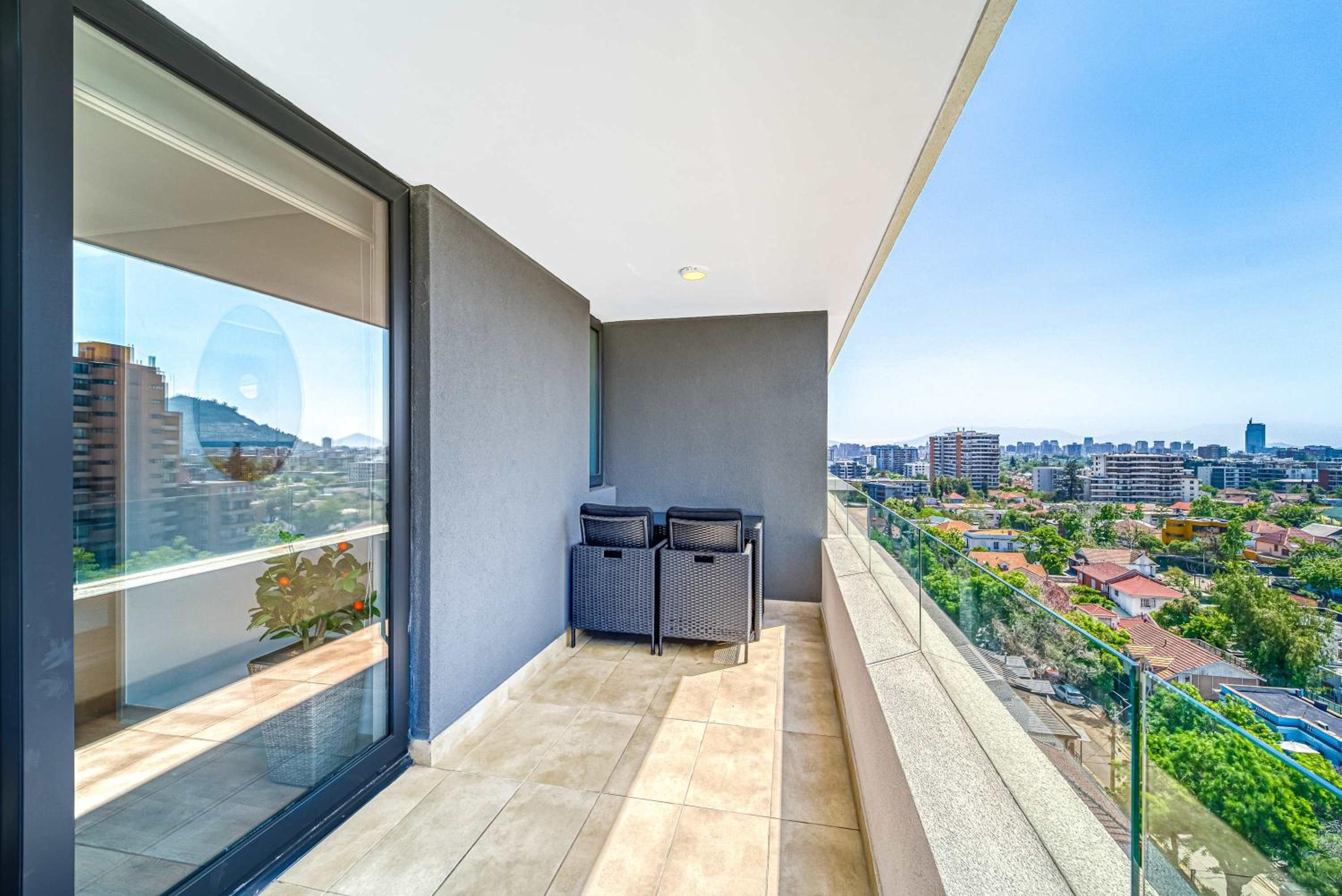 Espacio Nunoa 1BR balcony and free parking