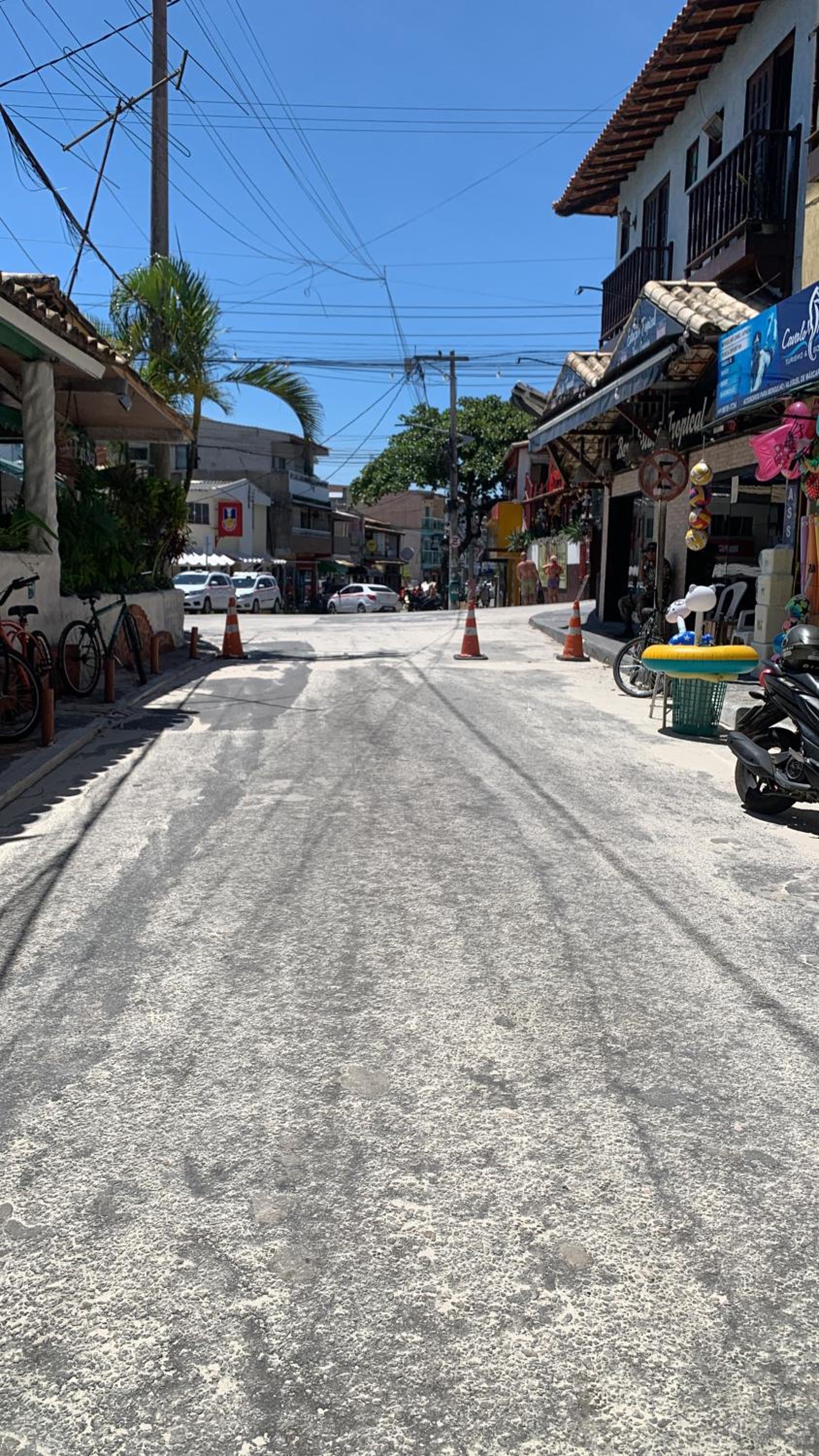 Flet pé na areia dos anjos