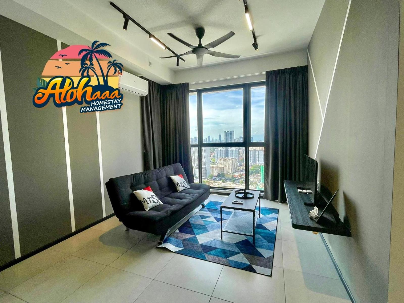 Industrial Style 2 Bedroom Unit Urban Suites Georgetown Sea View Jelutong photo 7