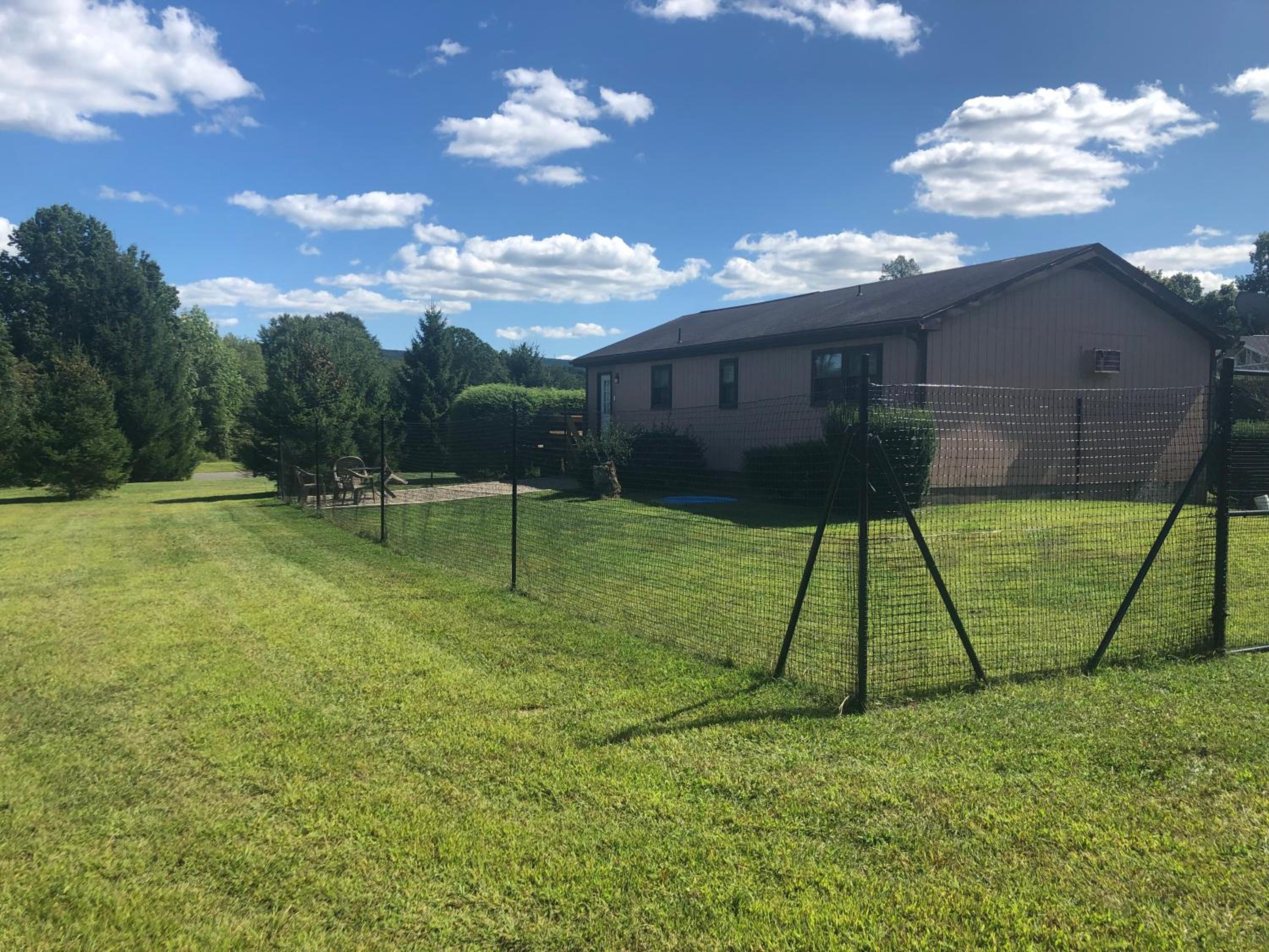 Fenced Yard Chalets from Good Dog Vacations at Big Valley Resort