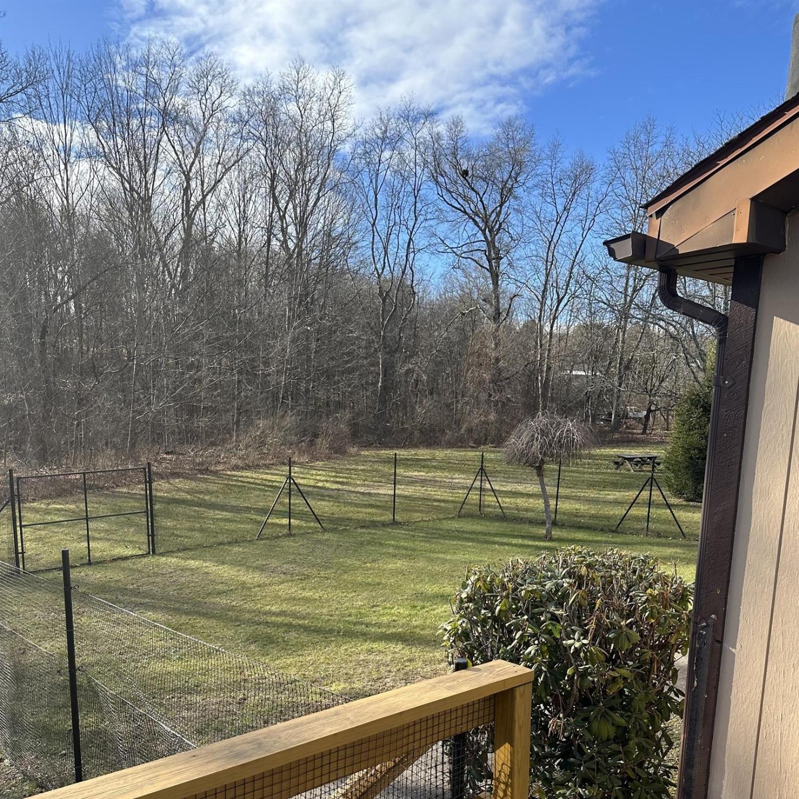 Fenced Yard Chalets from Good Dog Vacations at Big Valley Resort