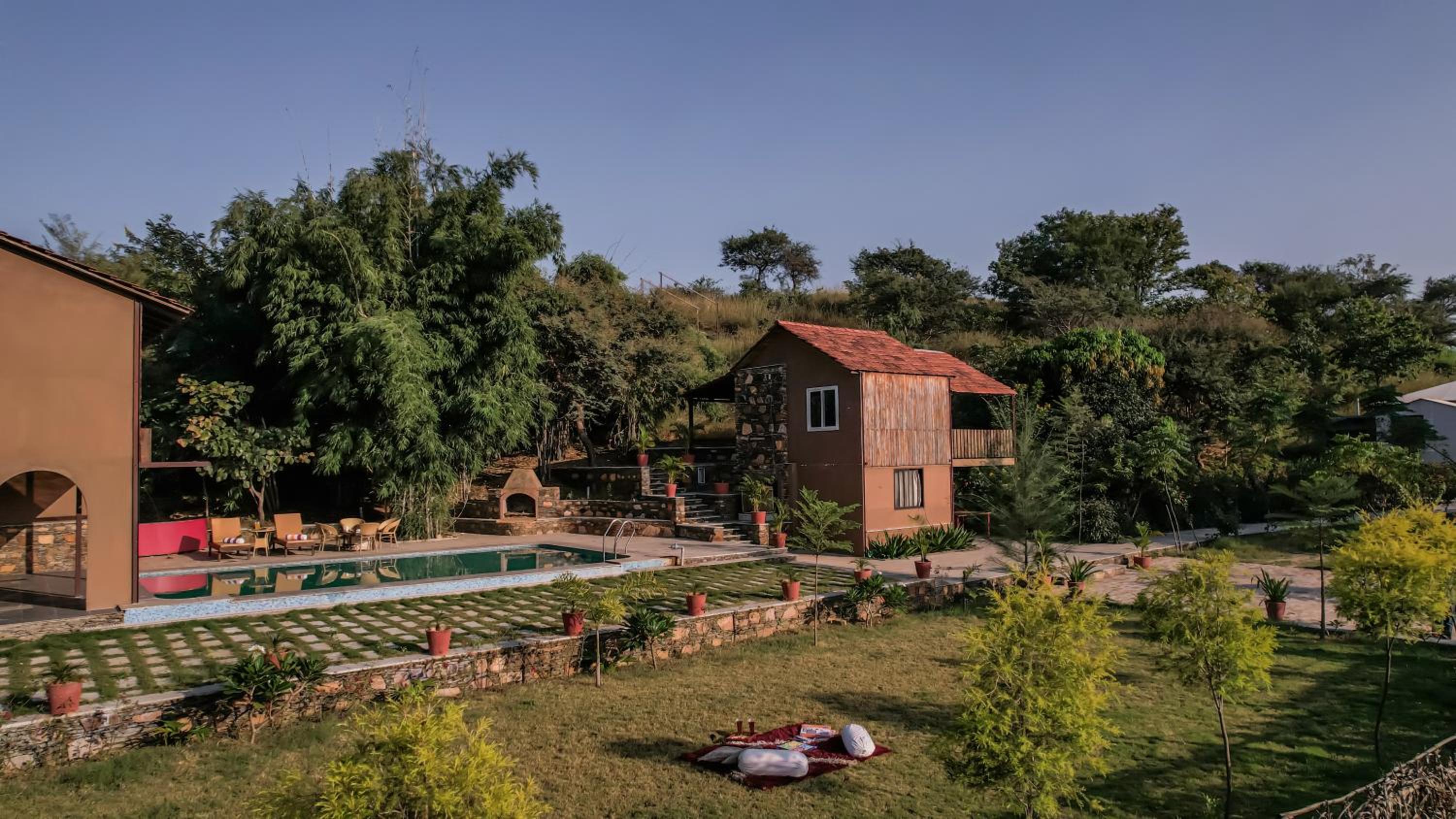 SaffronStays Bela Retreat view 5