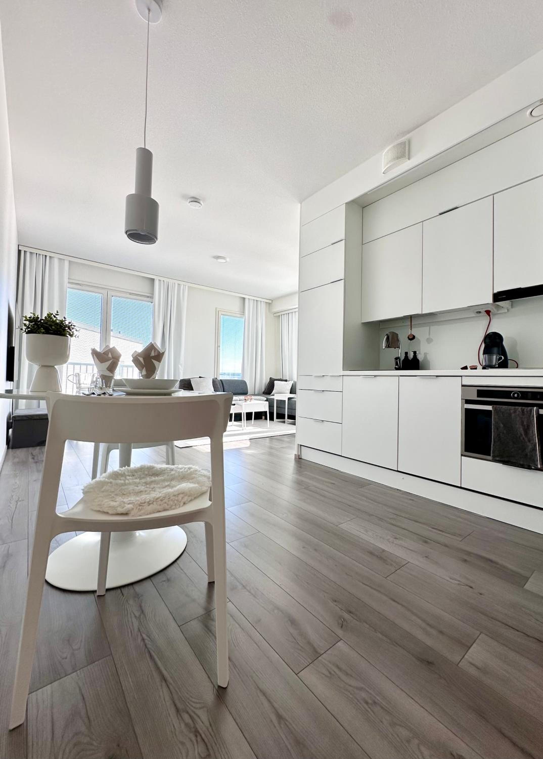 Rooftop penthouse with aurora terrace