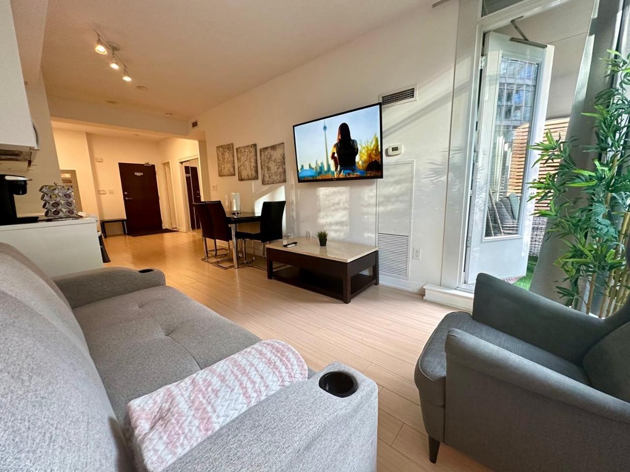 Cozy 1Bdrm with Bunk bed plus sofabed with terrace & parking