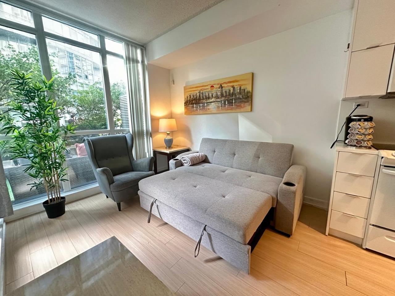 Cozy 1Bdrm with Bunk bed plus sofabed with terrace & parking