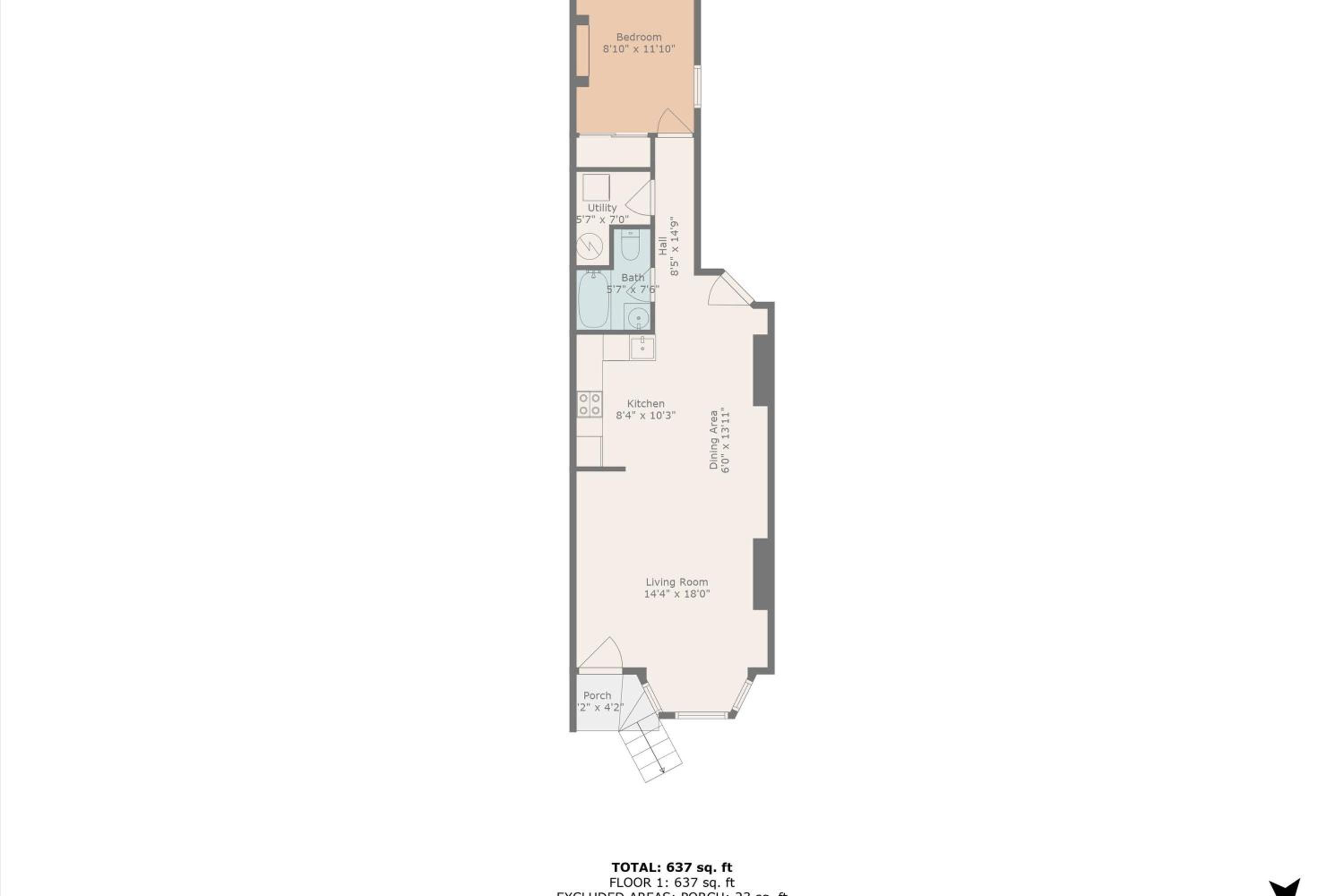 Spacious NW Apt Steps to 14th Street Corridor view 3