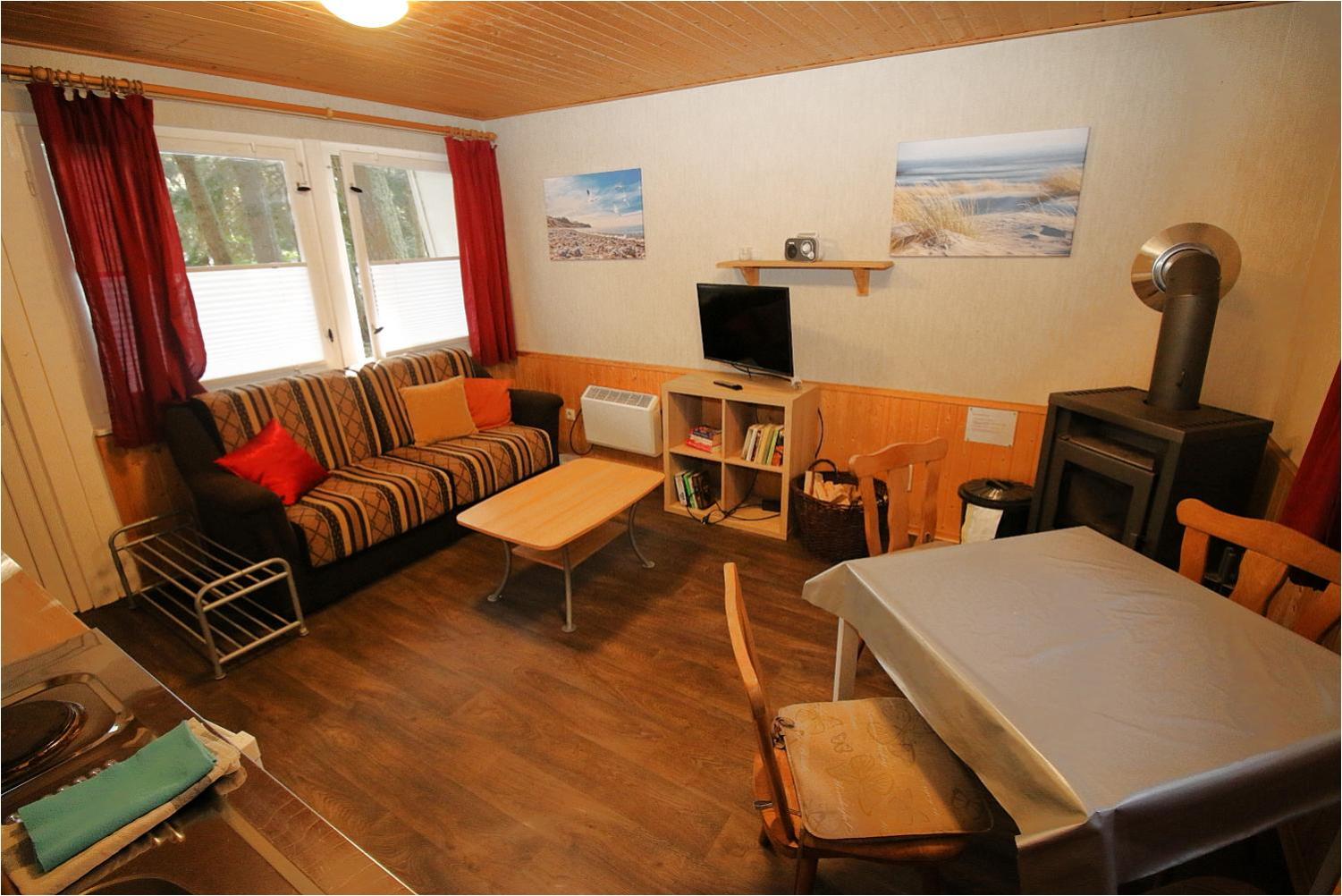 Bungalow RUHE UND STURM direkt am STRAND mit KAMIN nur für ERWACHSENE