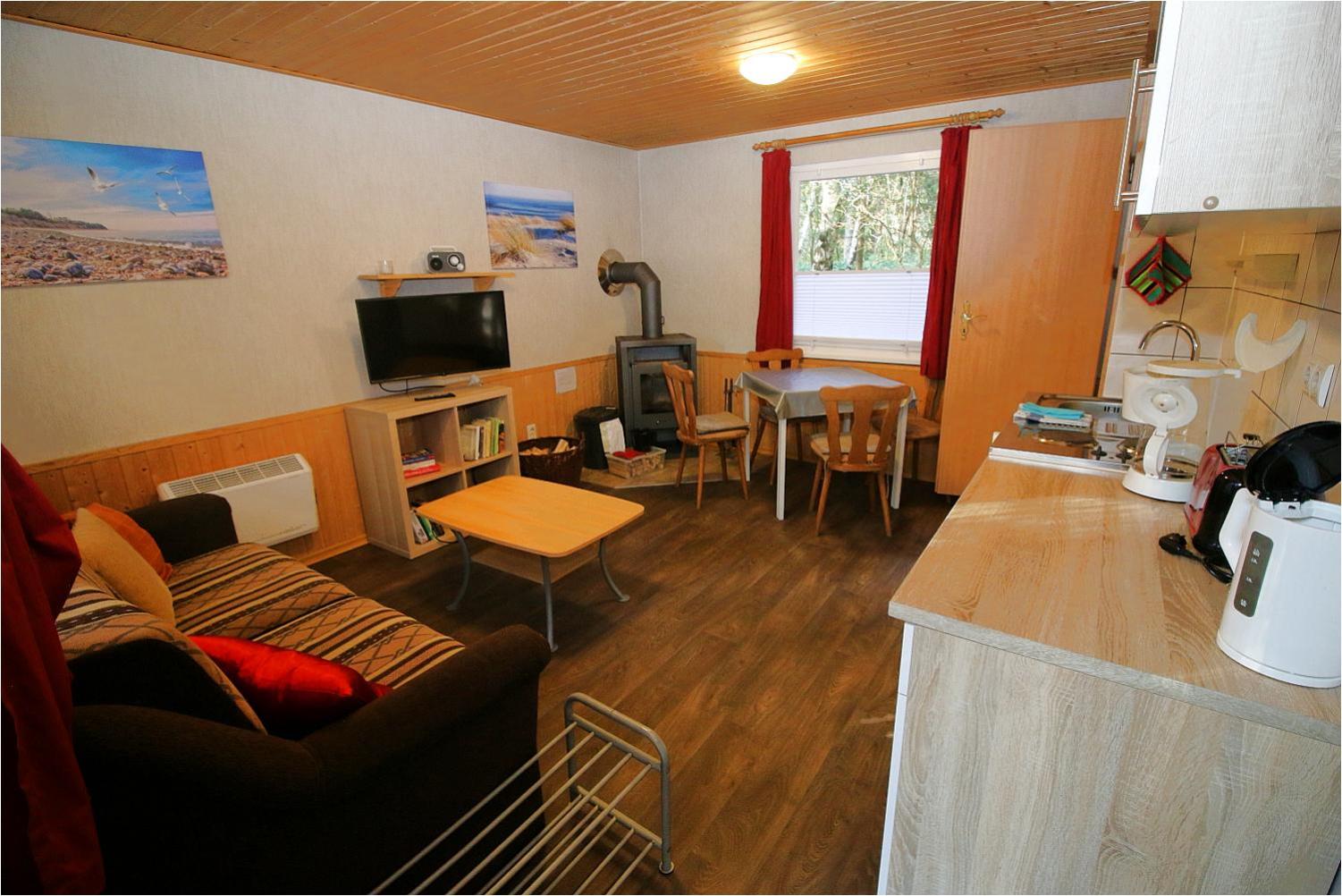 Bungalow RUHE UND STURM direkt am STRAND mit KAMIN nur für ERWACHSENE