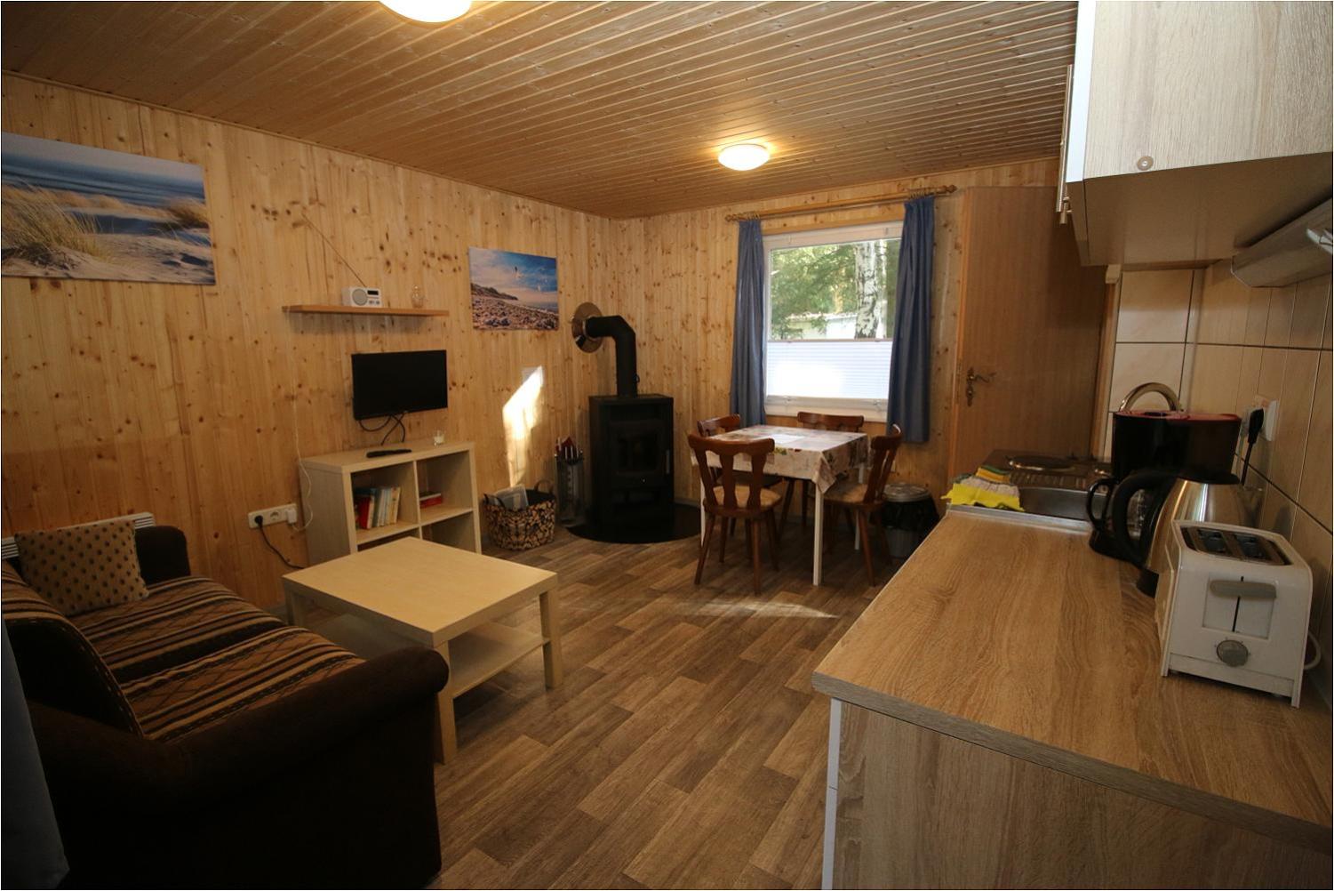 Bungalow RUHE UND STURM direkt am STRAND mit KAMIN nur für ERWACHSENE
