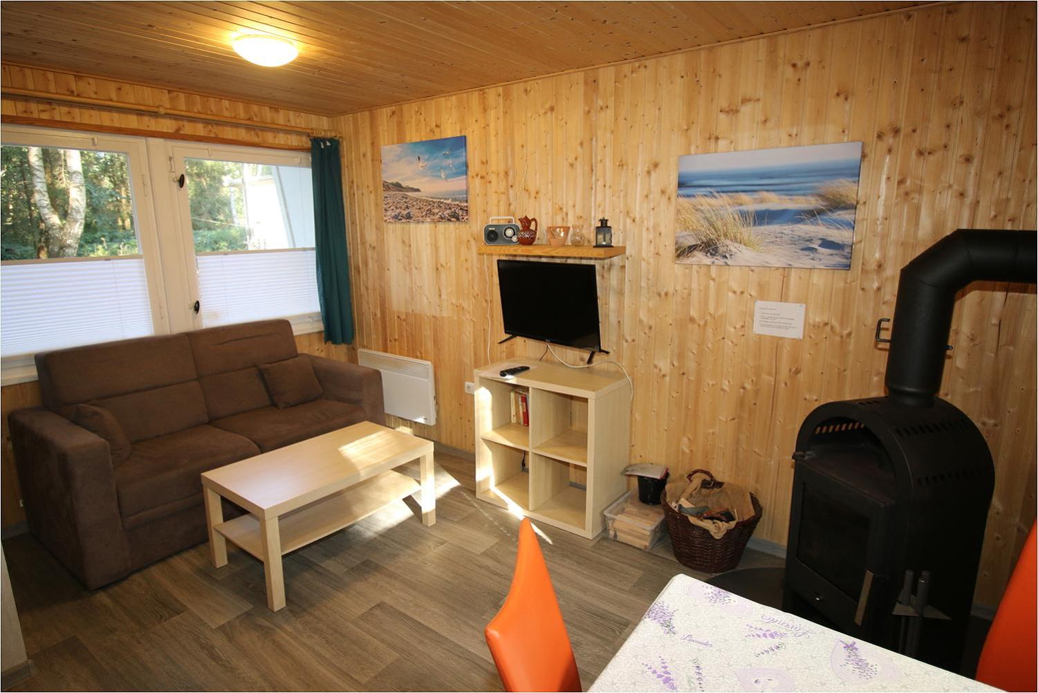 Bungalow RUHE UND STURM direkt am STRAND mit KAMIN nur für ERWACHSENE