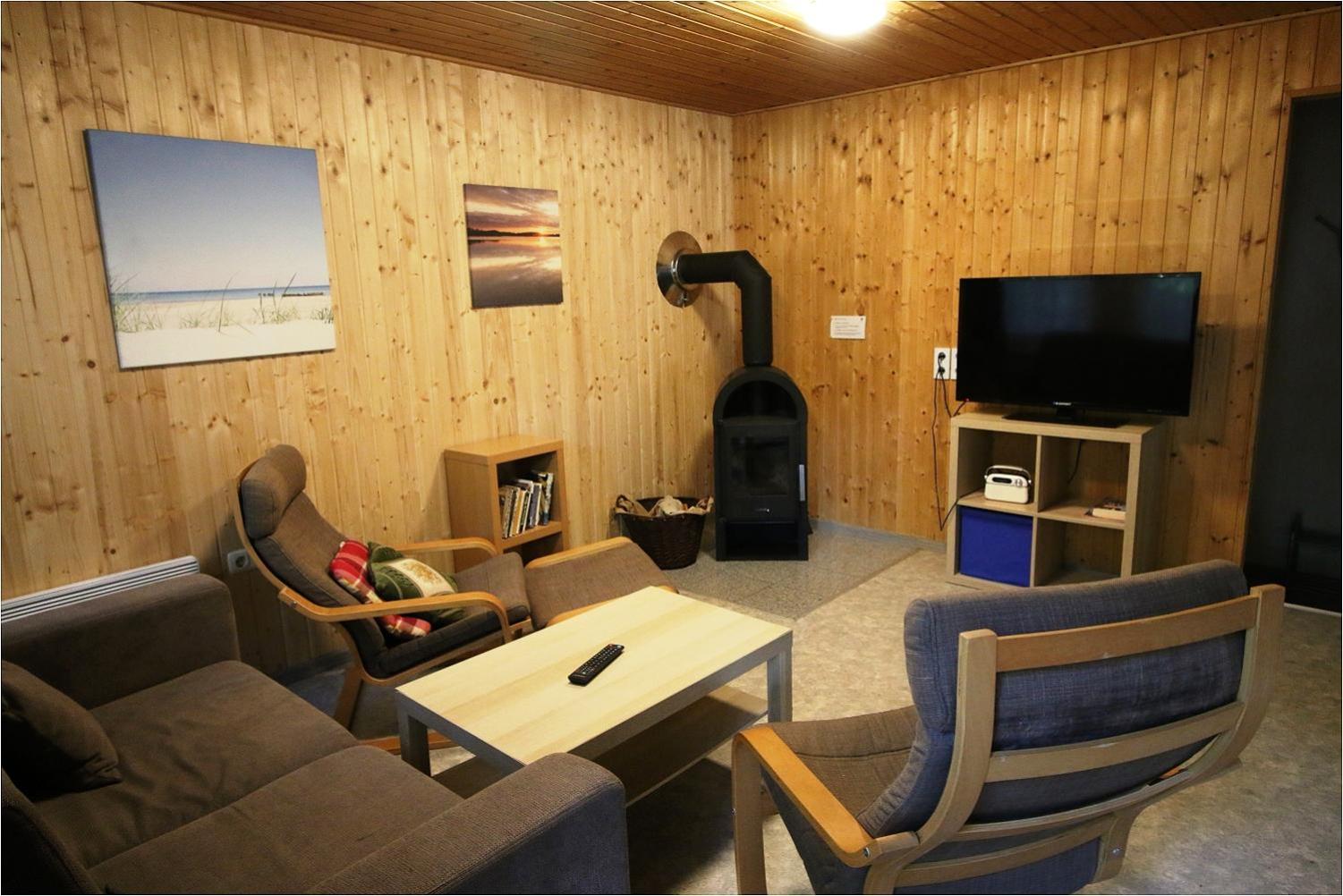 Bungalow RUHE UND STURM direkt am STRAND mit KAMIN nur für ERWACHSENE