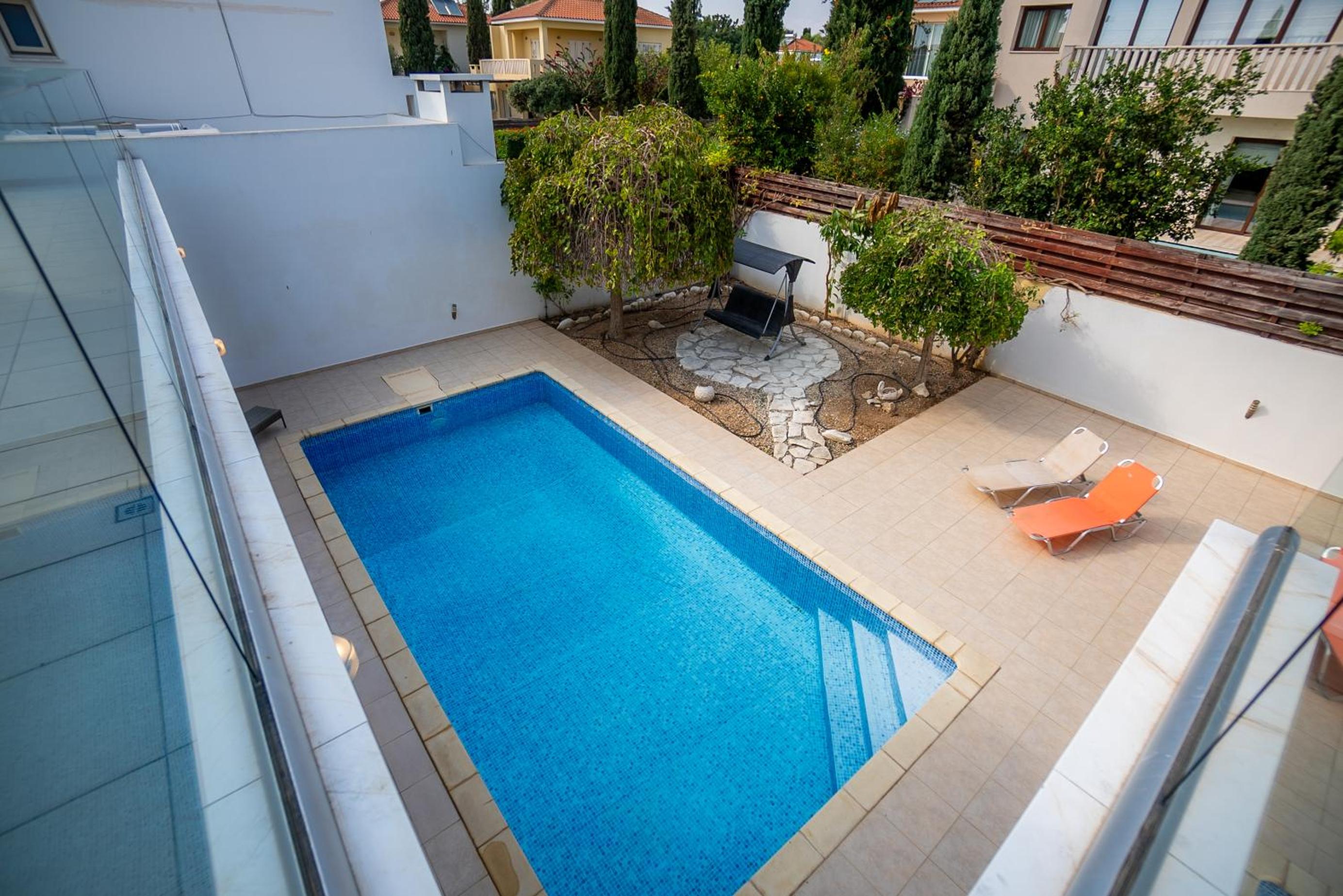 Beachfront Villa Larnaka Dhekelia with Pool