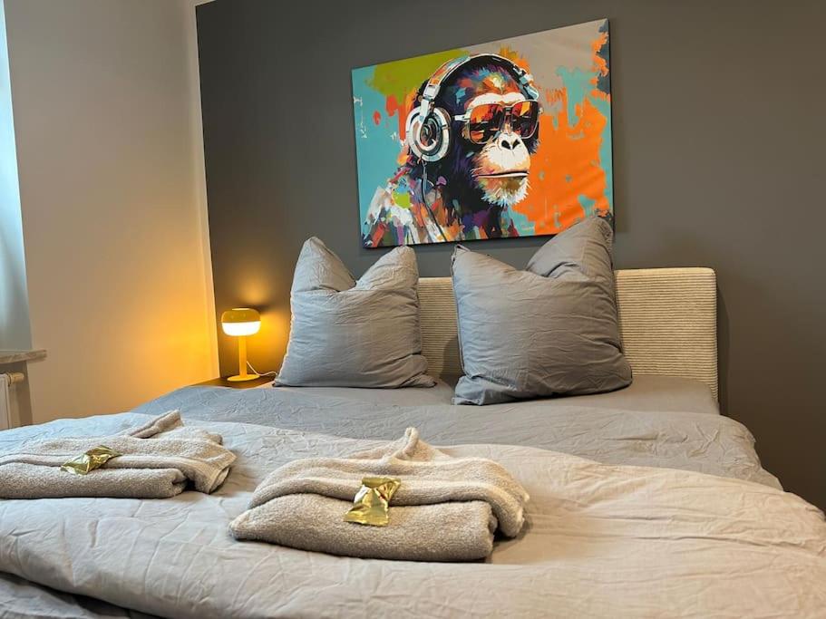 Moderne 50 qm Unterkunft Monkey view 5