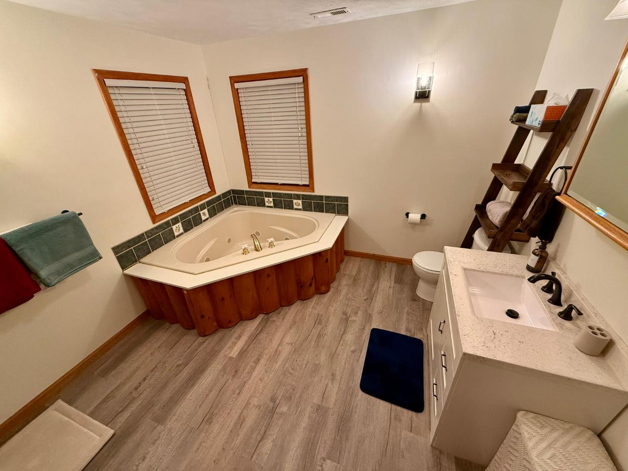 Serene Log Cabin Forest Retreat view 5