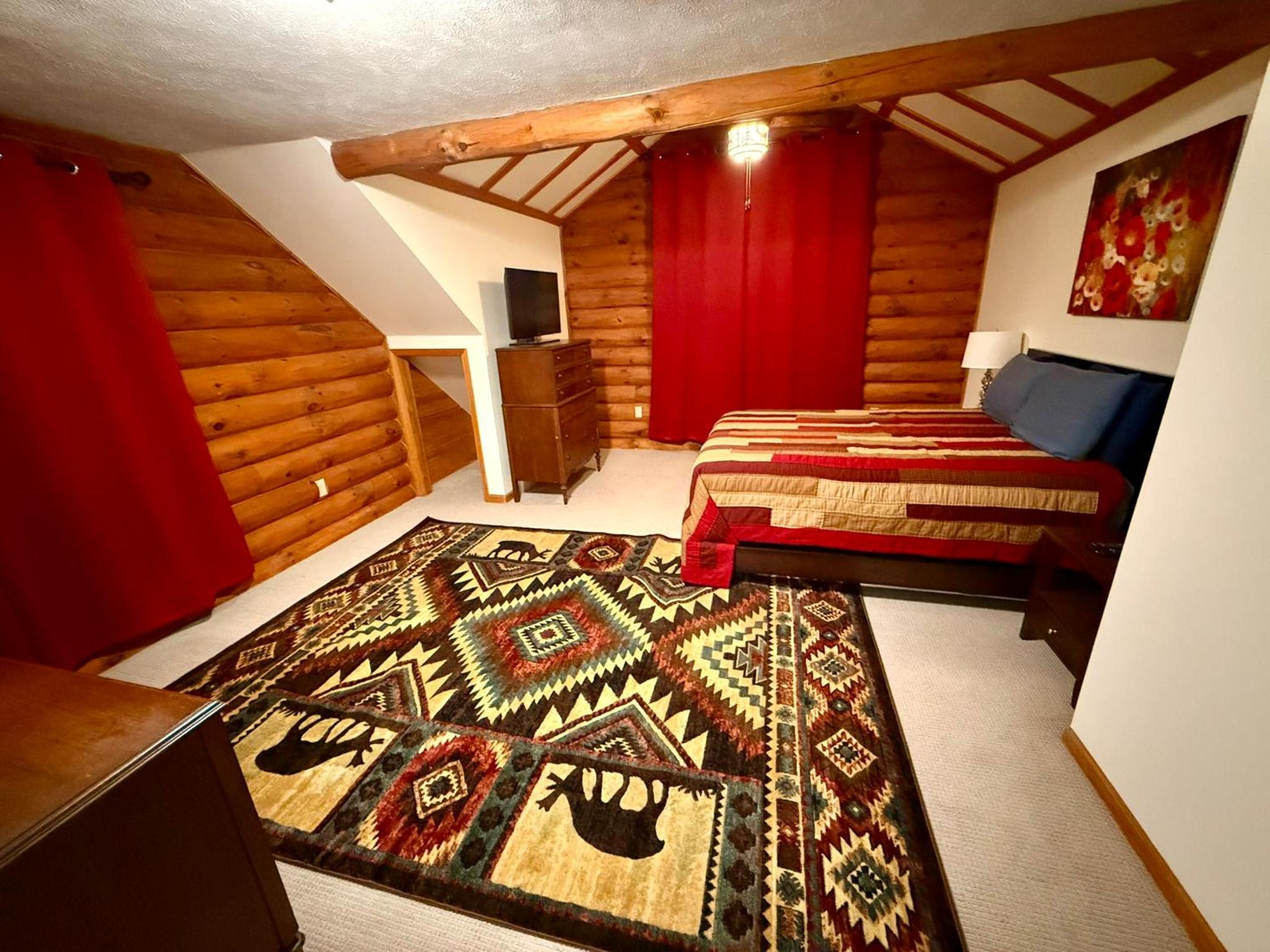 Serene Log Cabin Forest Retreat view 4