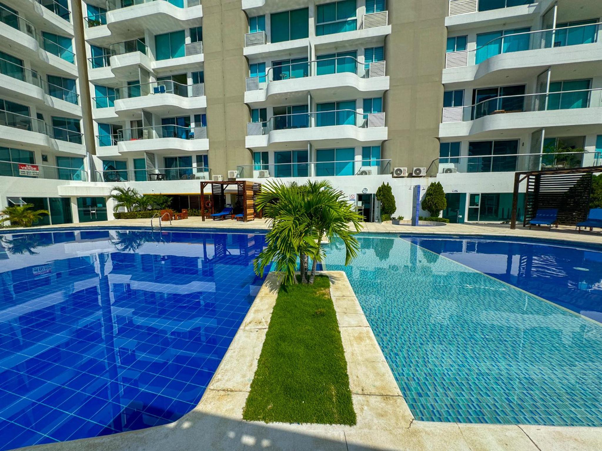 Acogedor apto con piscina y Aire Acondicionado para Viajeros