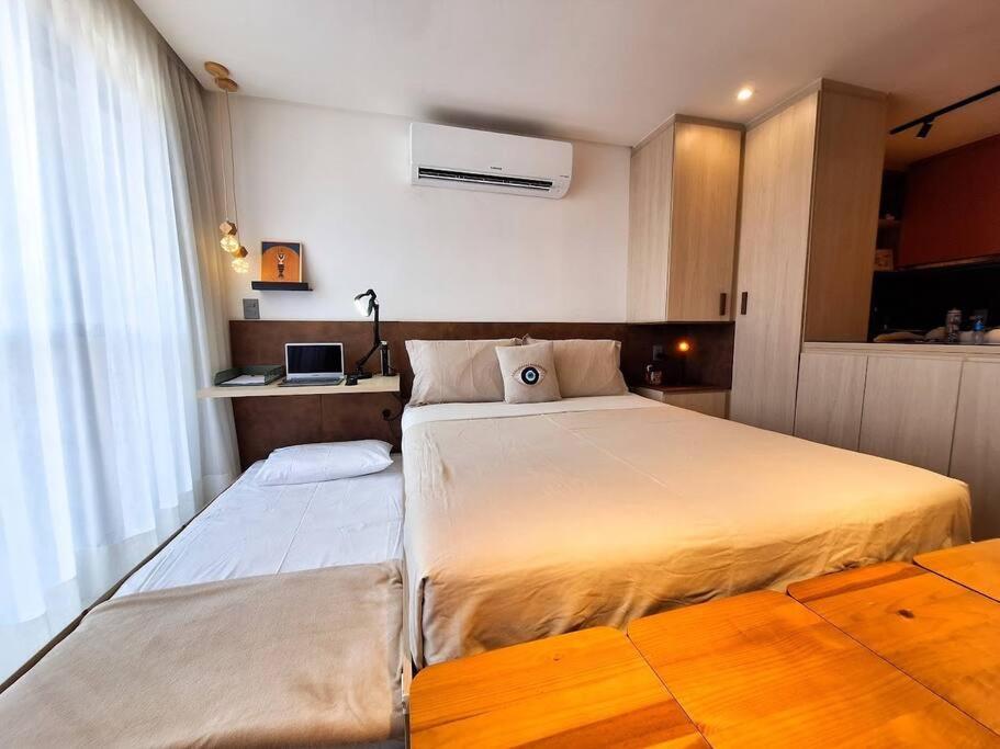Aconchegante flat a 2 quadras do mar