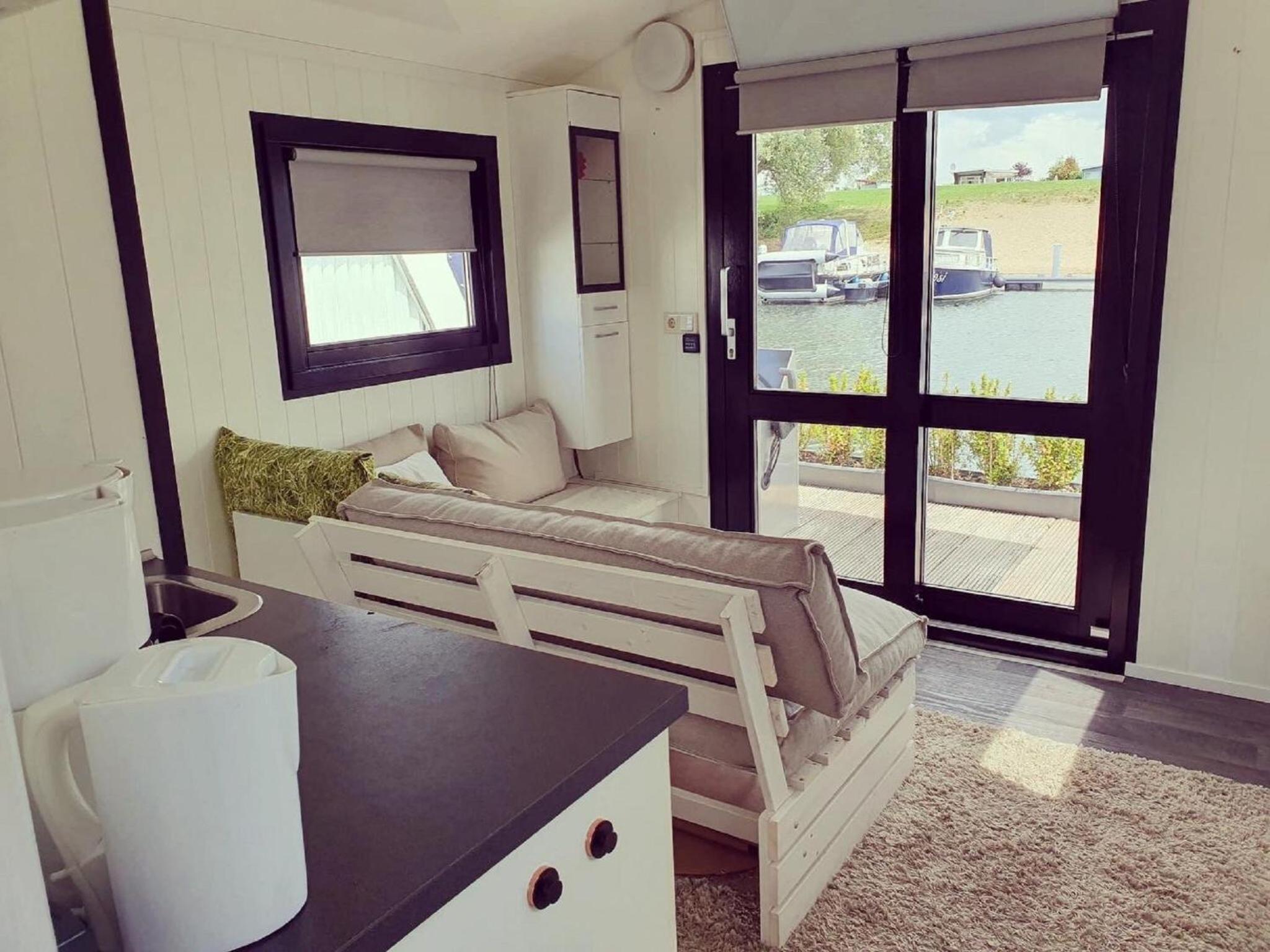 Houseboat in Lathumse Plas with Harbor Views