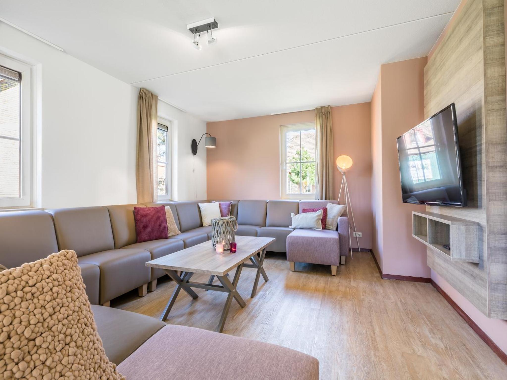 Luxurious villa with bath and dishwasher near a nature reserve view 5