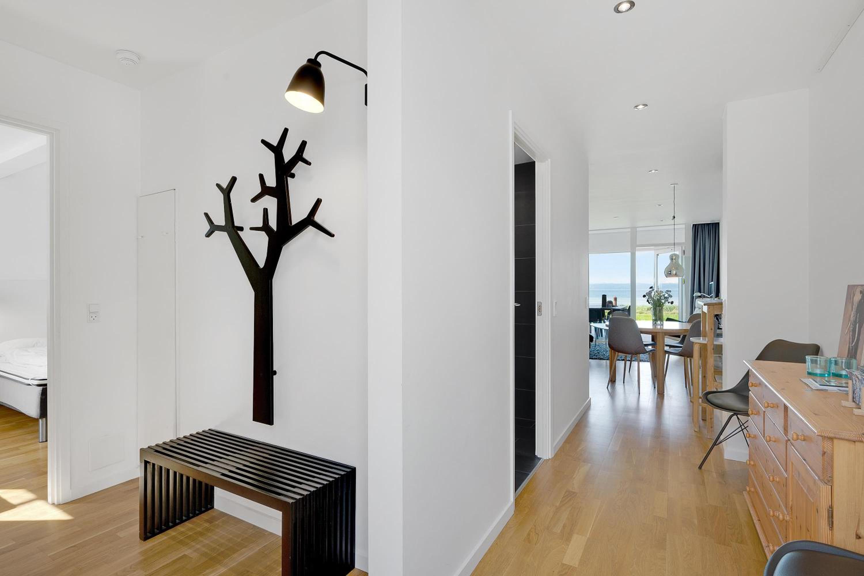 Bright And Inviting Holiday Apartment By Hotel Ebeltoft Strand In First Row With Full Views Of Ebeltoft Bay