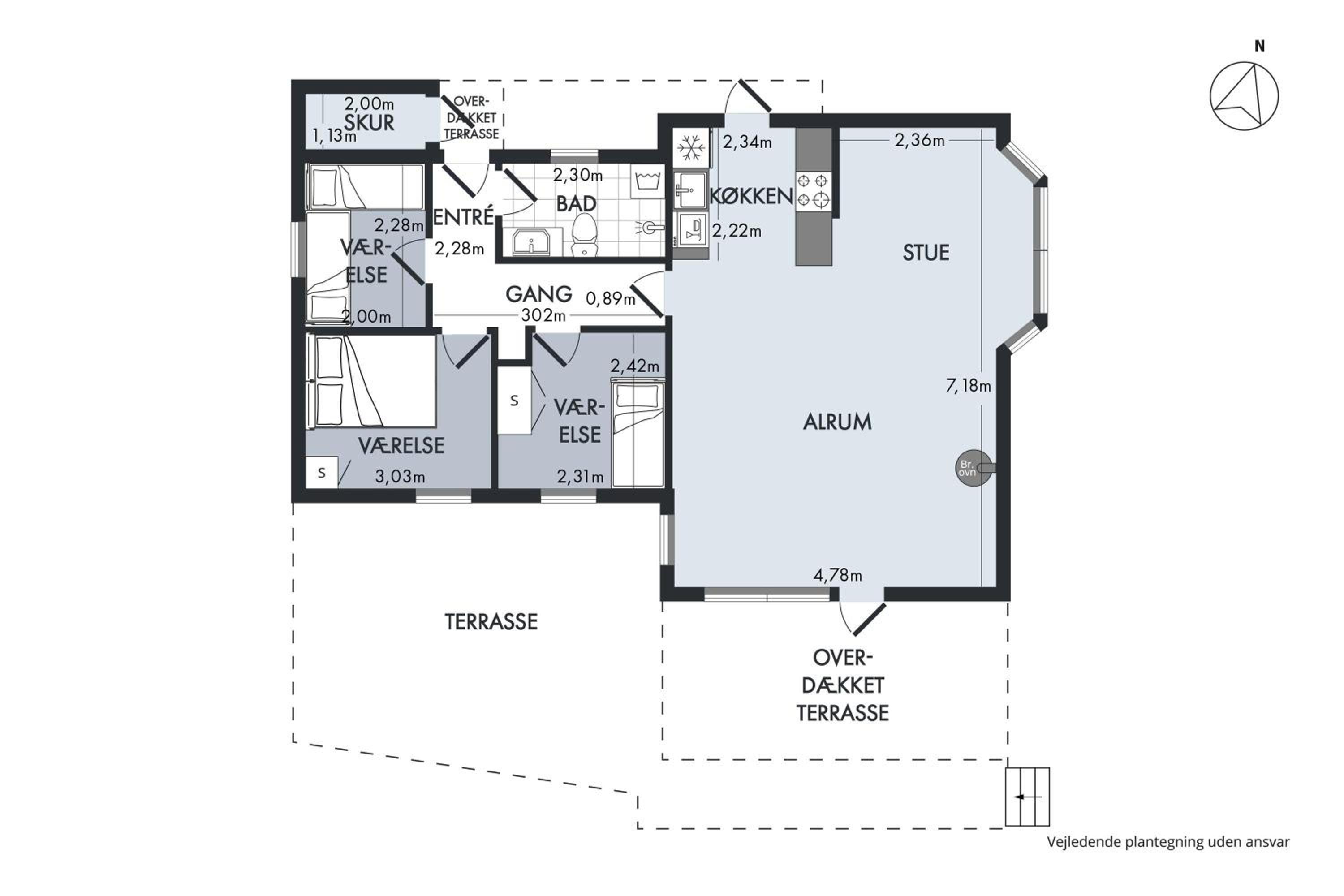 Beautiful Home In Knebel With 3 Bedrooms view 4
