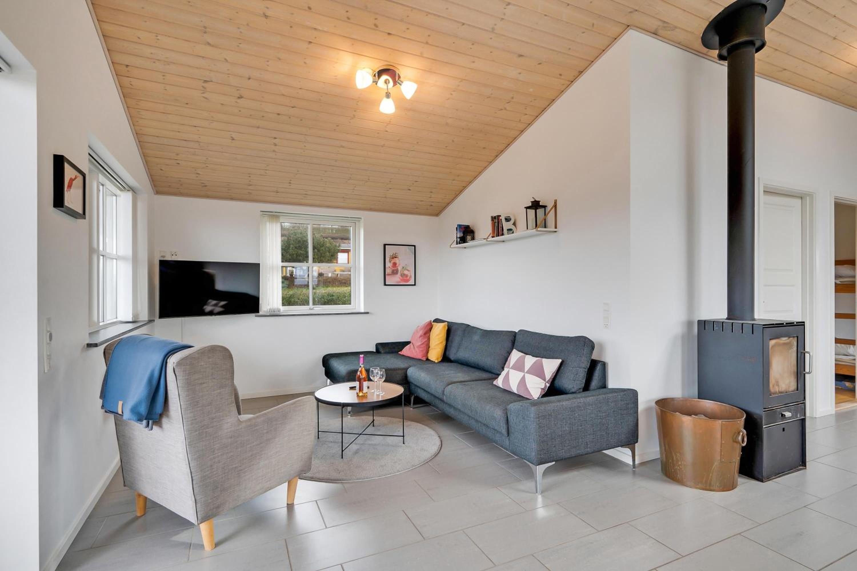 Stylish Holiday Home At Følle Beach With Sea Glimpse And Spacious Terraces