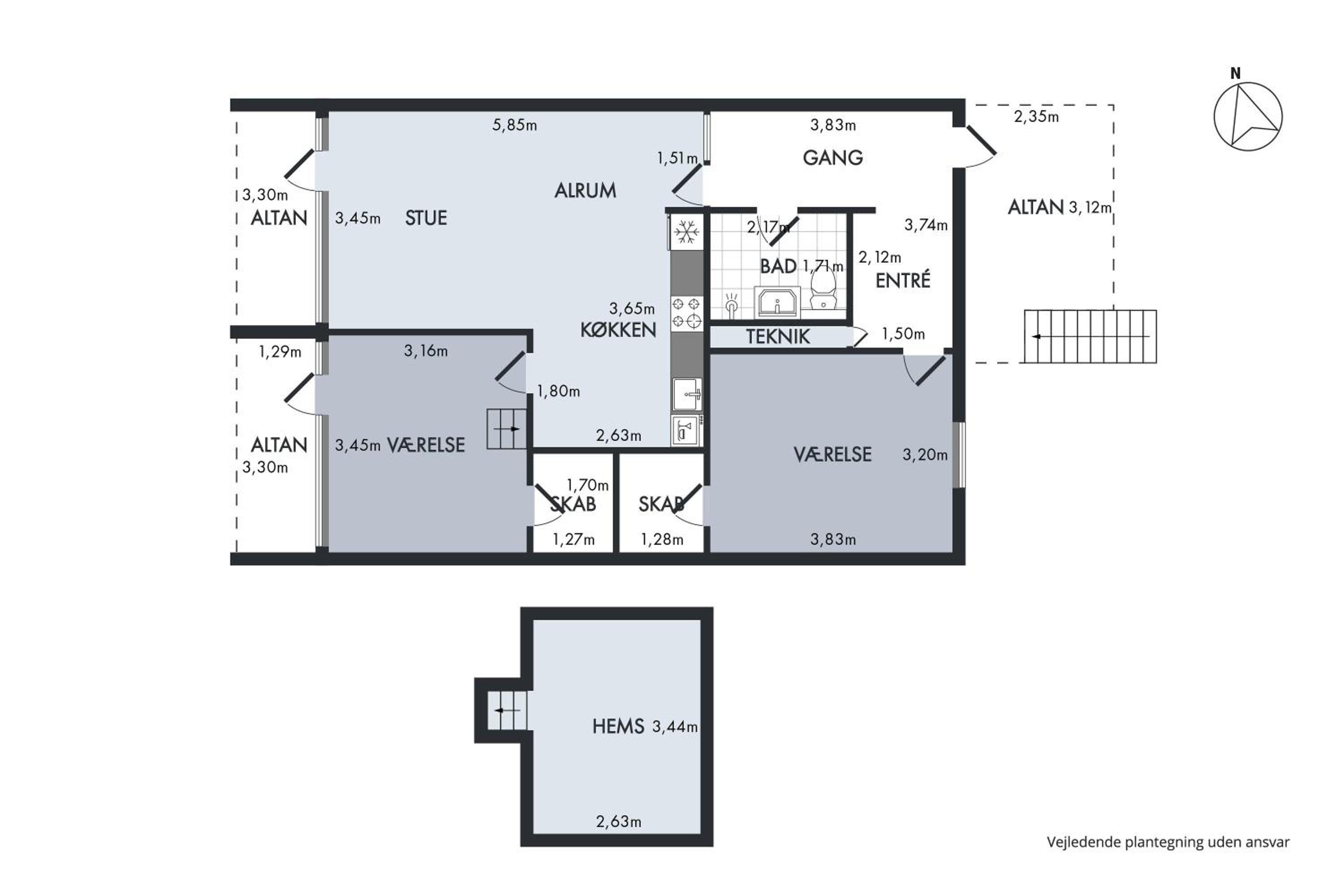 Bright 1St-Floor Apartment