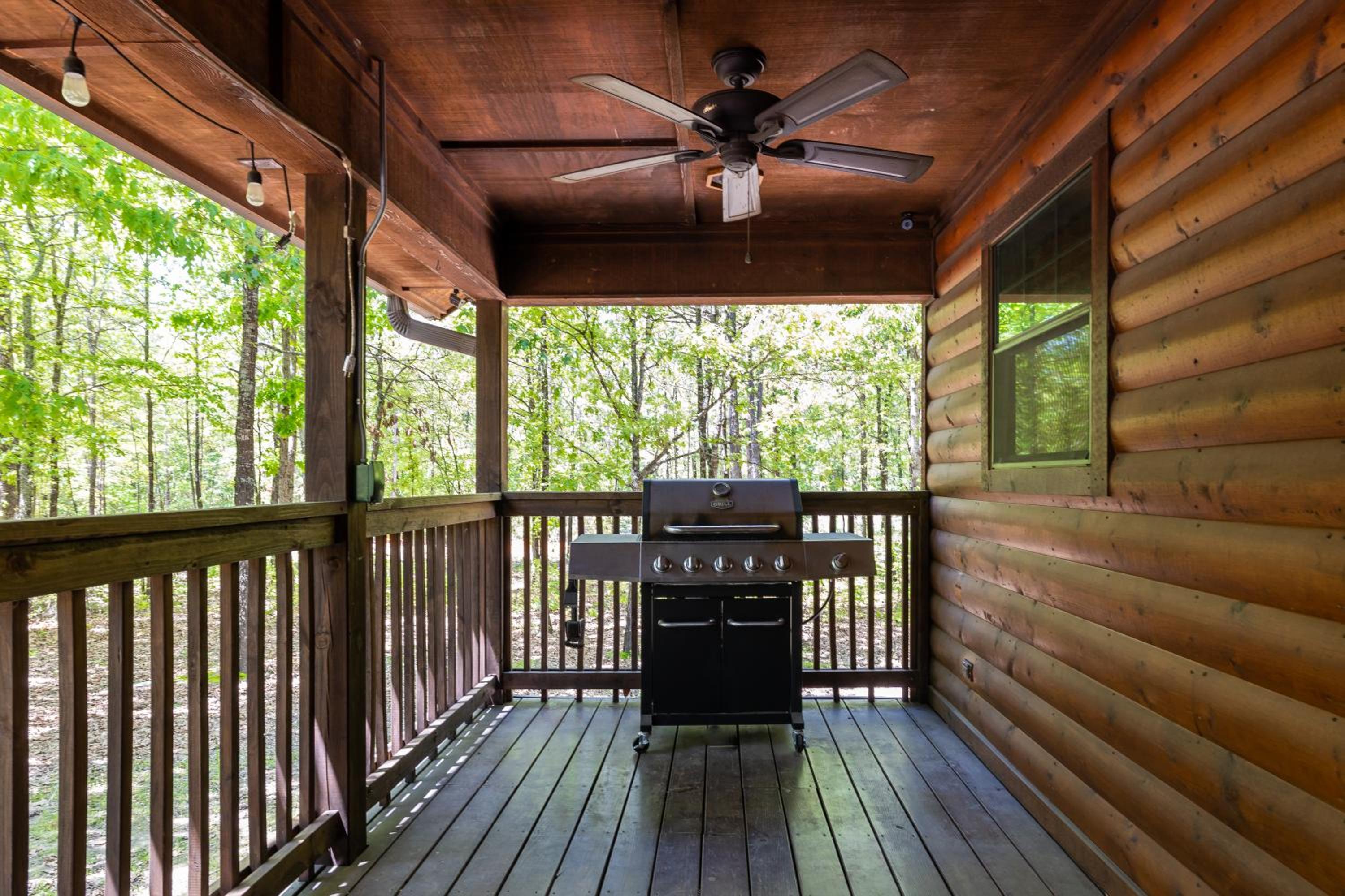 Cross Timbers Cabin on The Grove's 25-Acres view 4