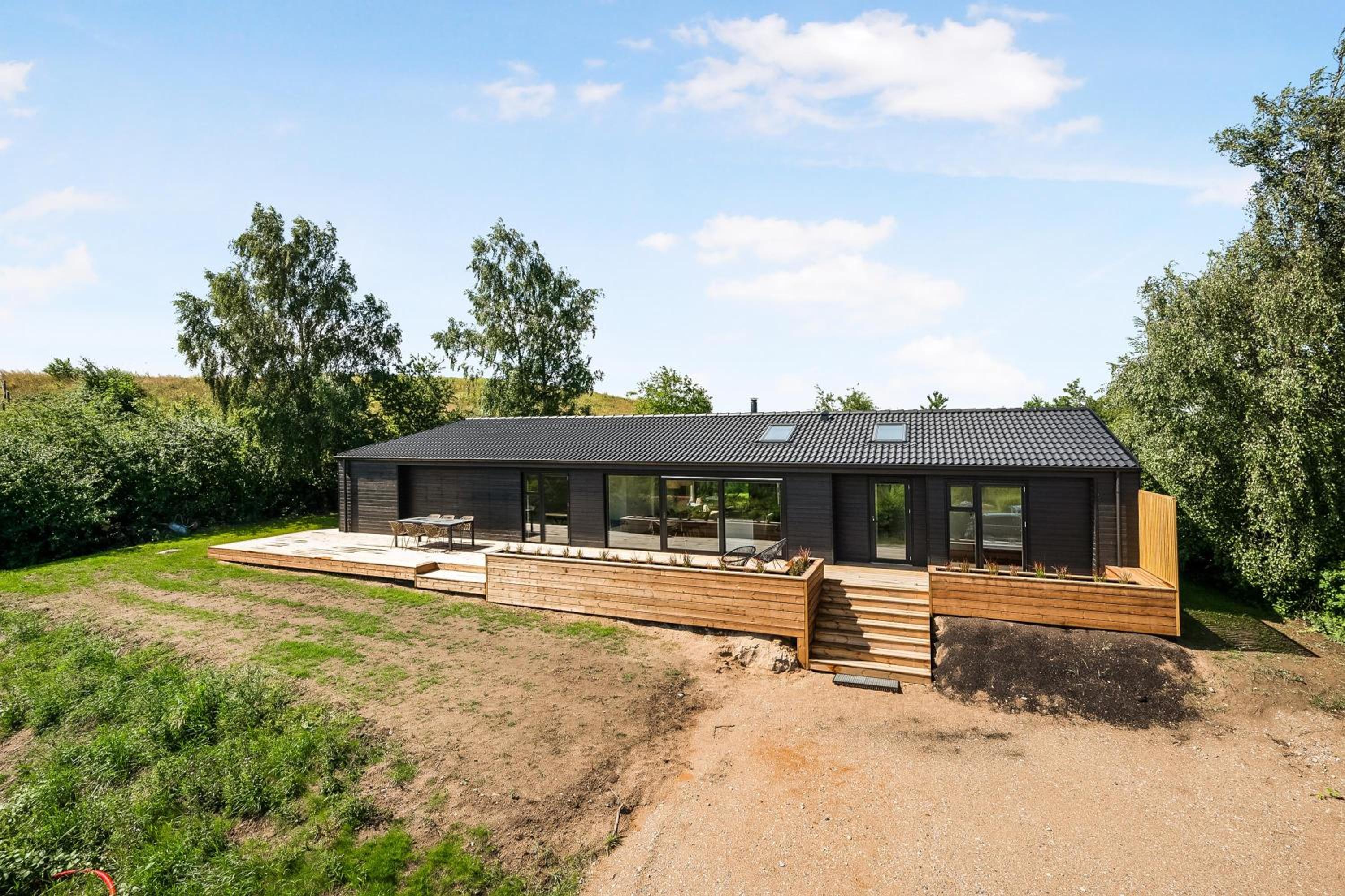 Newly Buily Holiday Home In Handrup With Stunning Views Of The Rolling Landscape