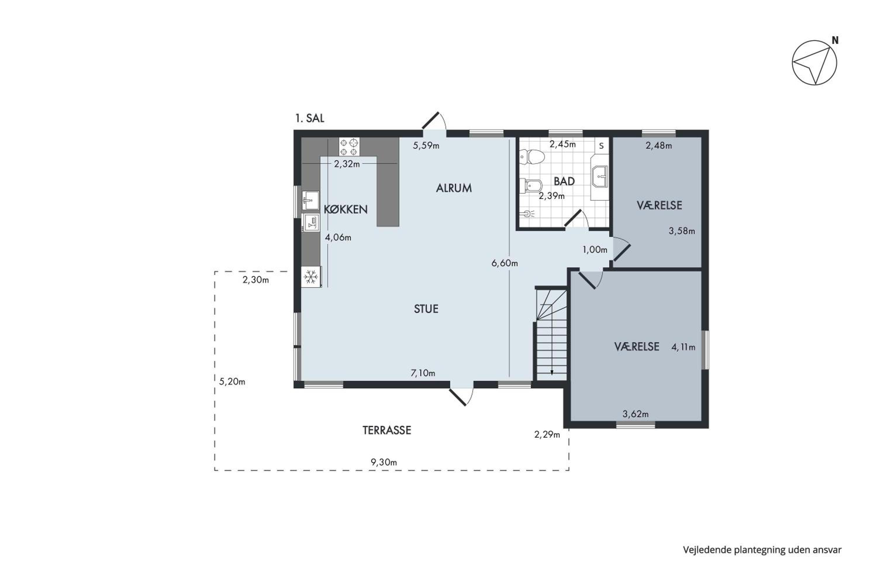Stylish Two-Level Holiday Home With Stunning Views Near Ebeltoft