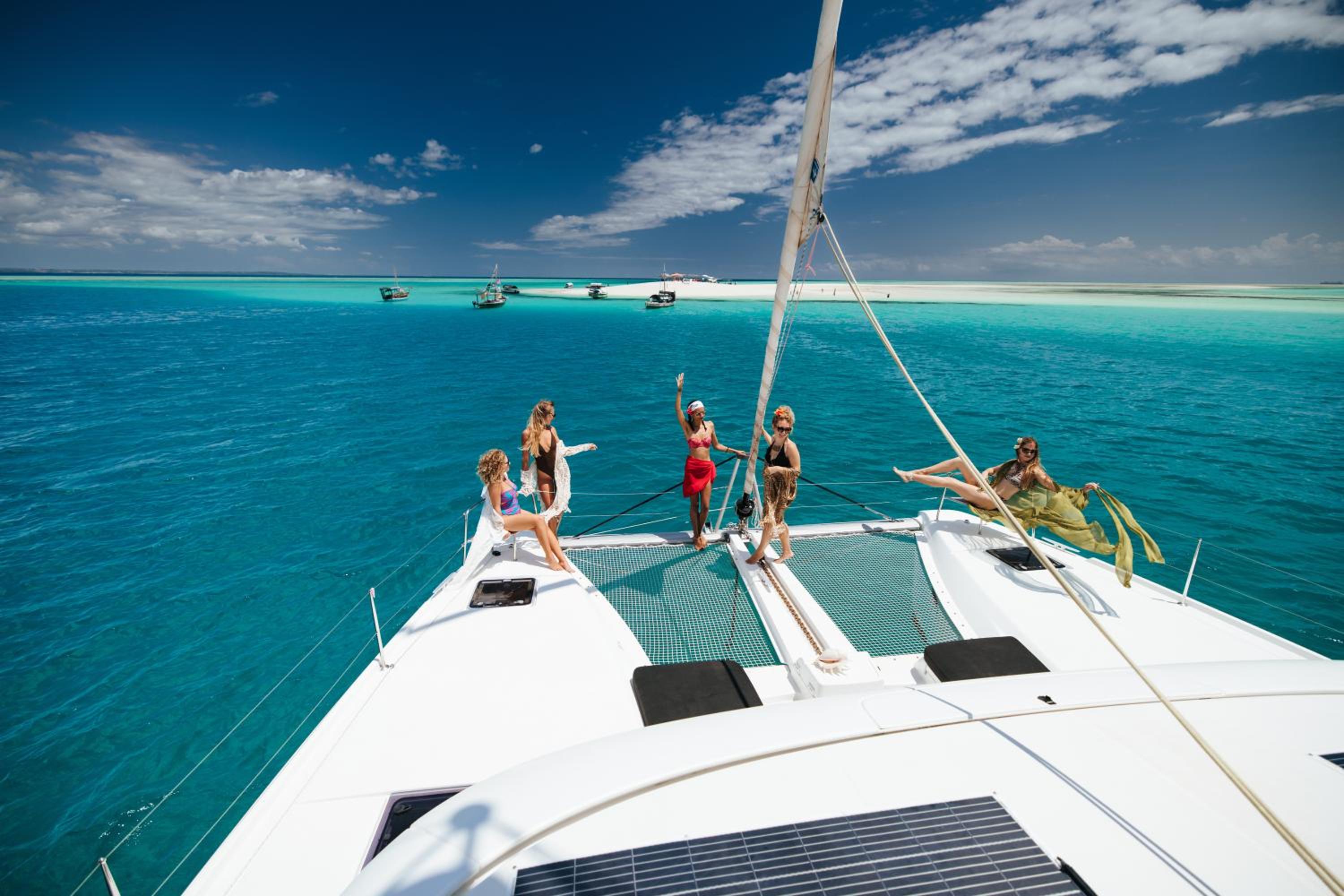 Catamaran Sofia Zanzibar view 2