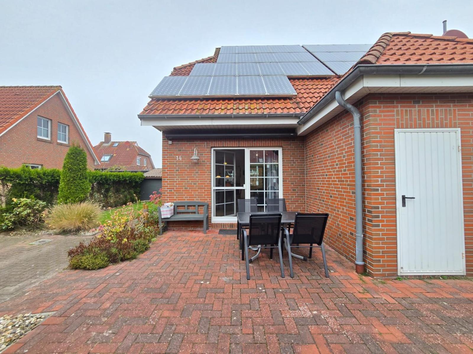 Ferienhaus Stockente, zentral gelegen in Neßmersiel